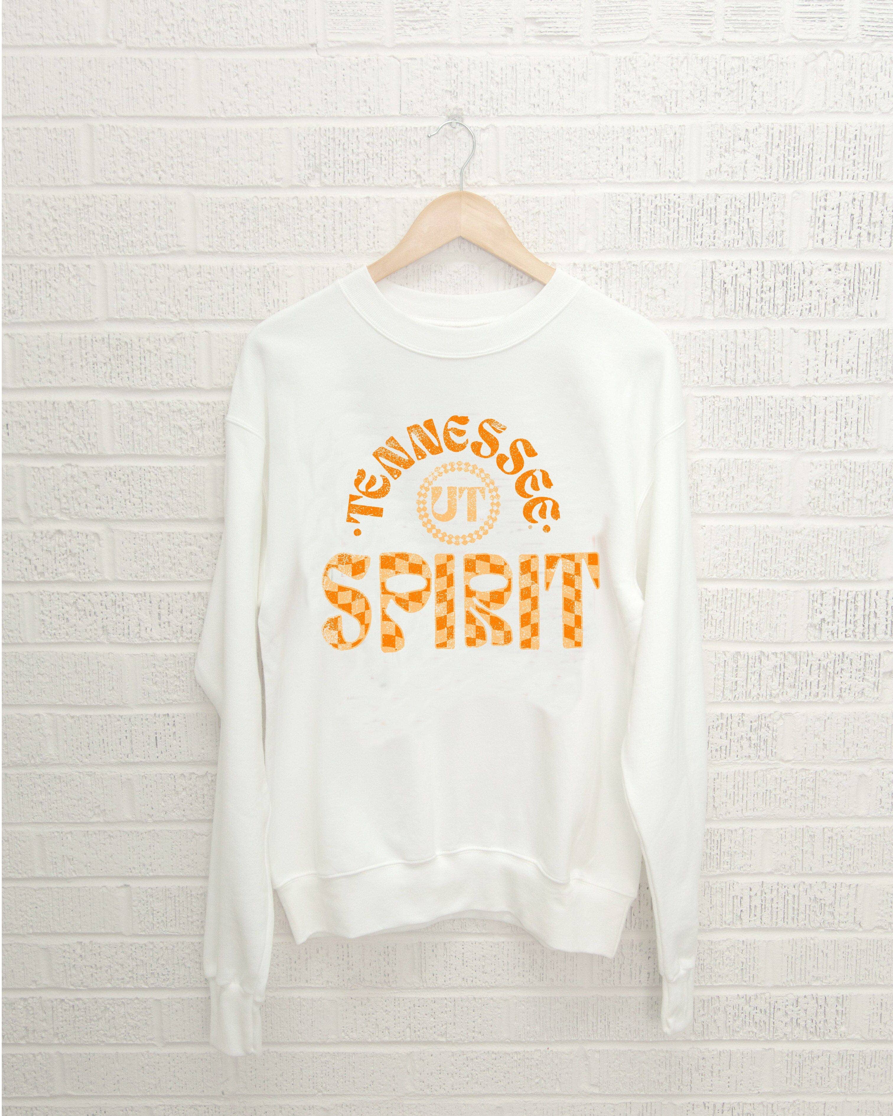 Tennessee Volunteers Spirit White Thrifted Sweatshirt T-Shirts, Hoodie | PodTeesHub.com