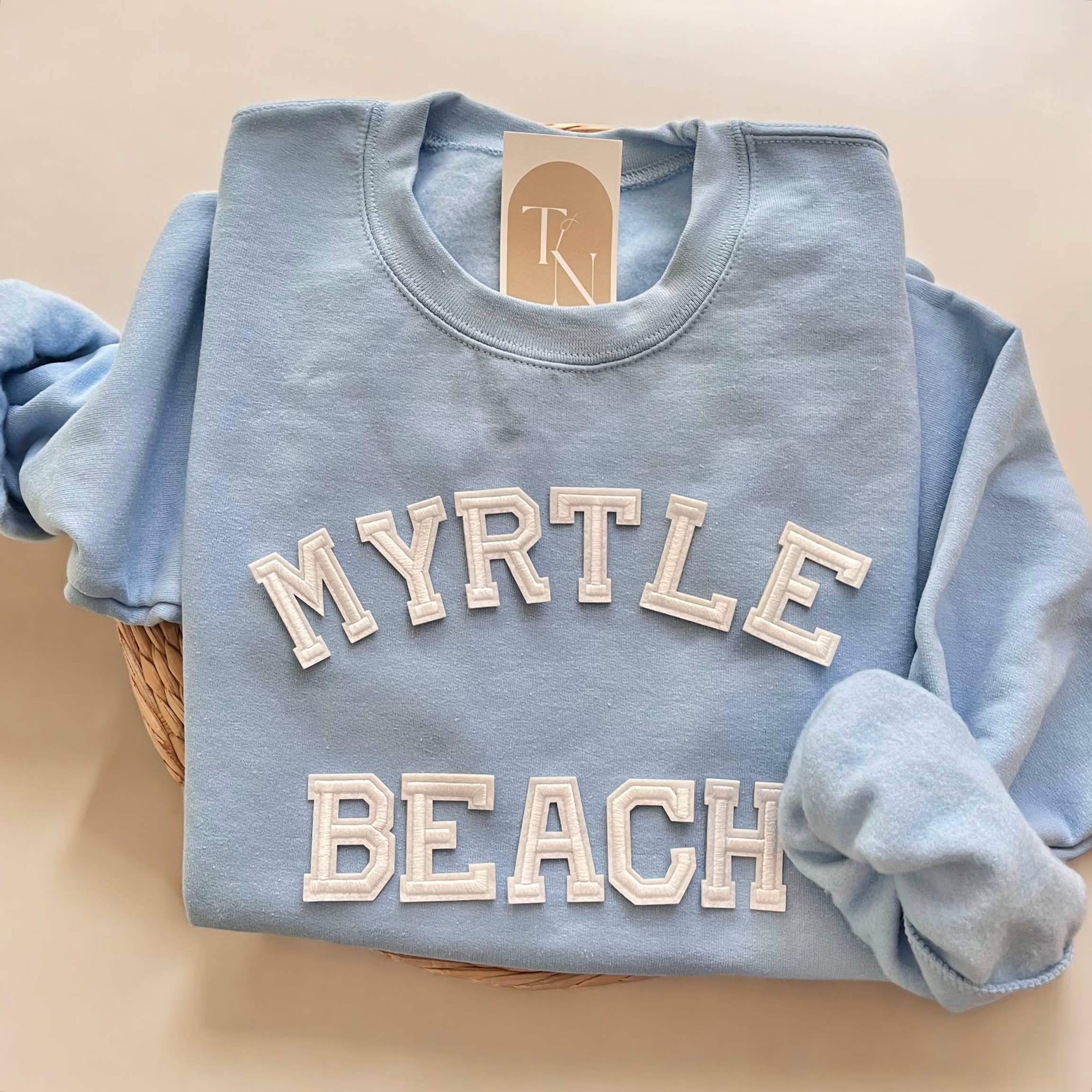 Myrtle Beach South Carolina Crewneck Sweatshirt T-Shirts, Hoodie | PodTeesHub.com