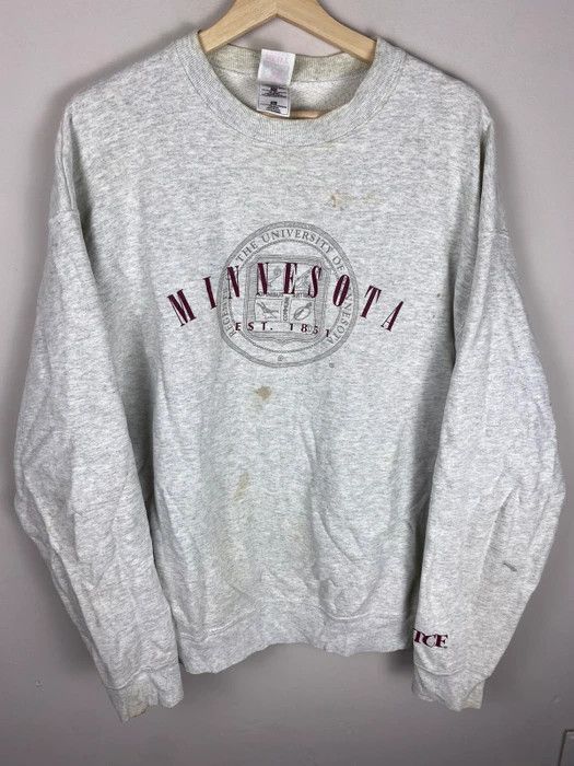 Vintage Crewneck Minnesota University Seal Crewneck T-Shirts, Hoodie, Sweatshirt | PodTeesHub.com