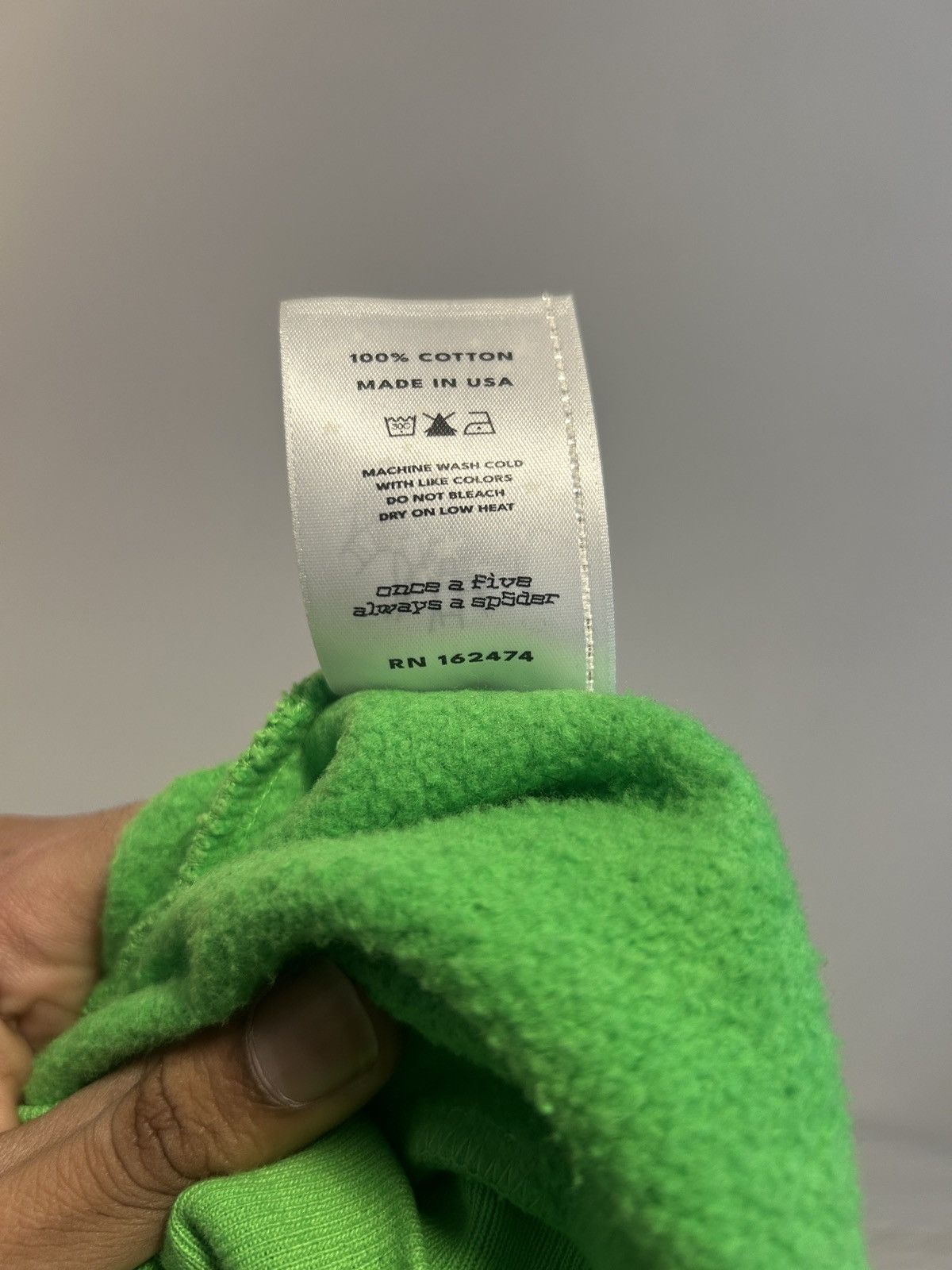 Sp5der Hoodie Bright Green T-Shirts, Sweatshirt | PodTeesHub.com