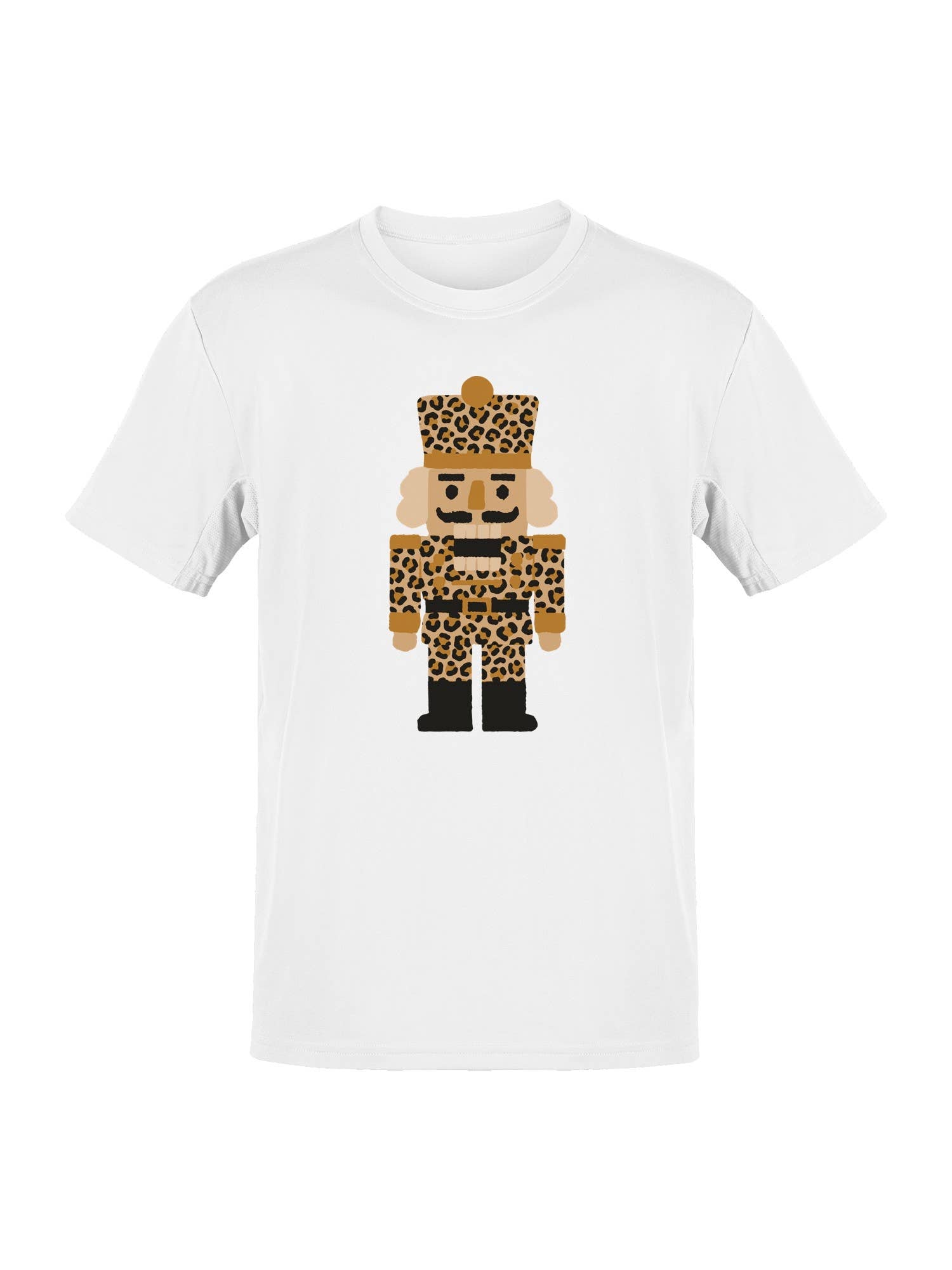Leopard Print Nutcracker Design Men's T-Shirt Hoodie, Sweatshirt | PodTeesHub.com