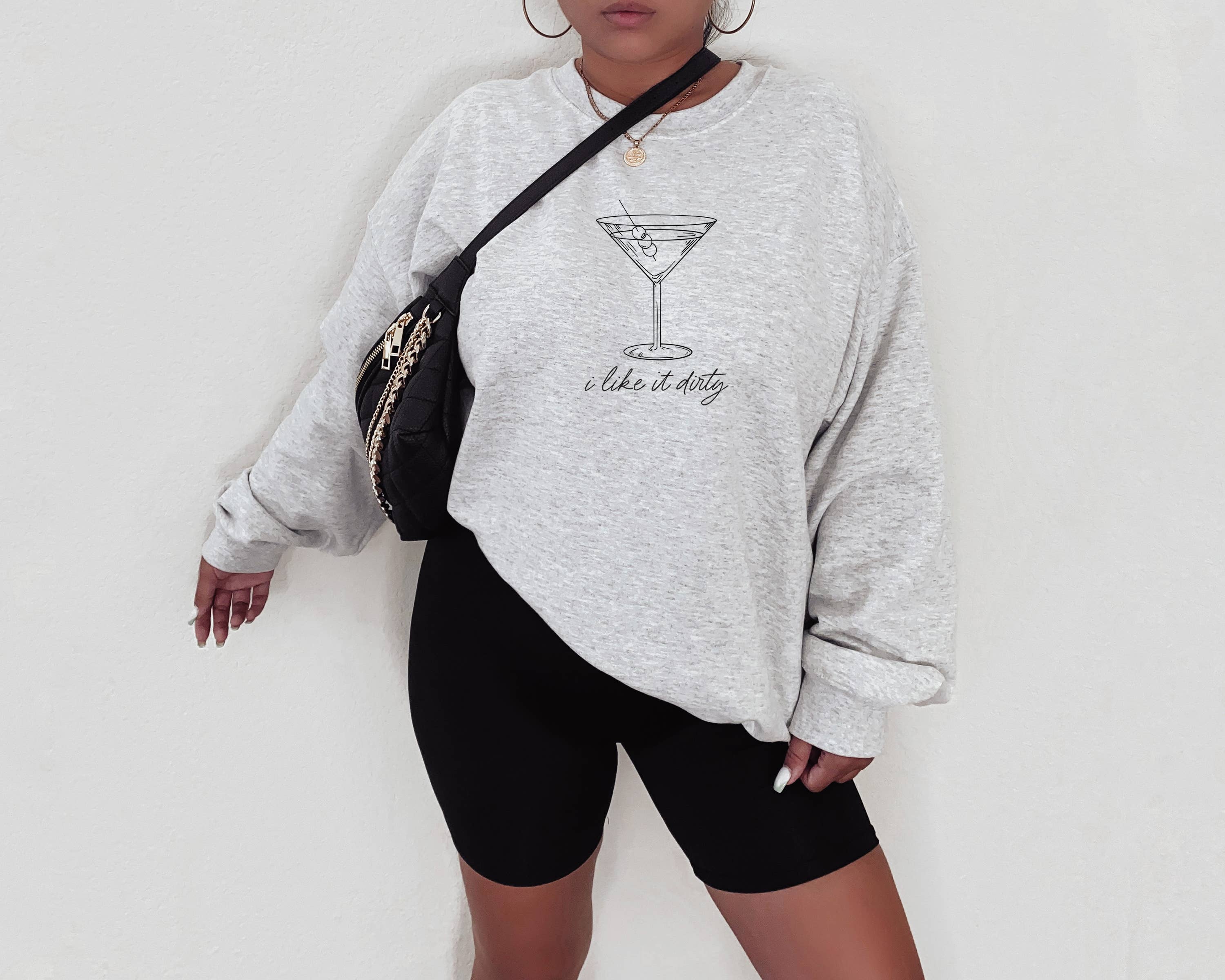 Martini Sweatshirt, Tini Time, Graphic Sweatshirt, Martini T-Shirts, Hoodie | PodTeesHub.com