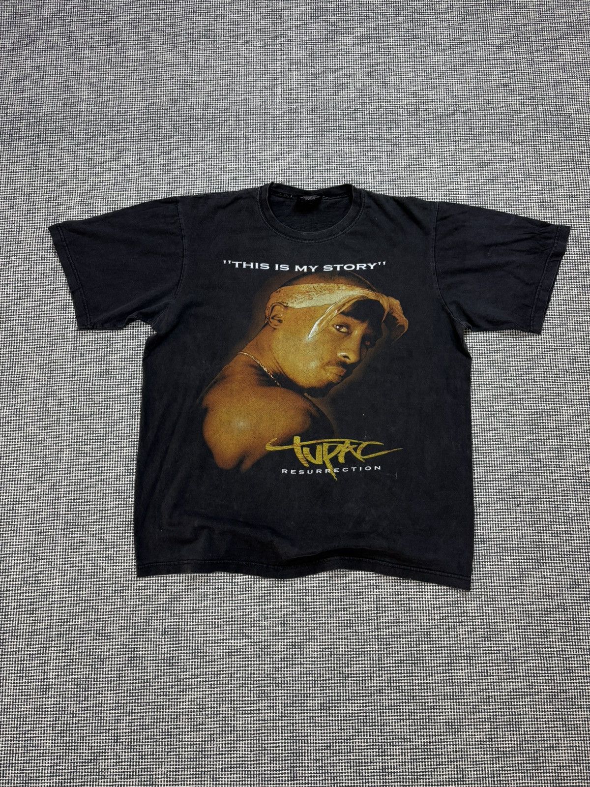 Rap Tees Vintage Y2k 2pac Tupac Shakur Rap Tee Boxy Baggy Swag Hoodie, Sweatshirt | PodTeesHub.com