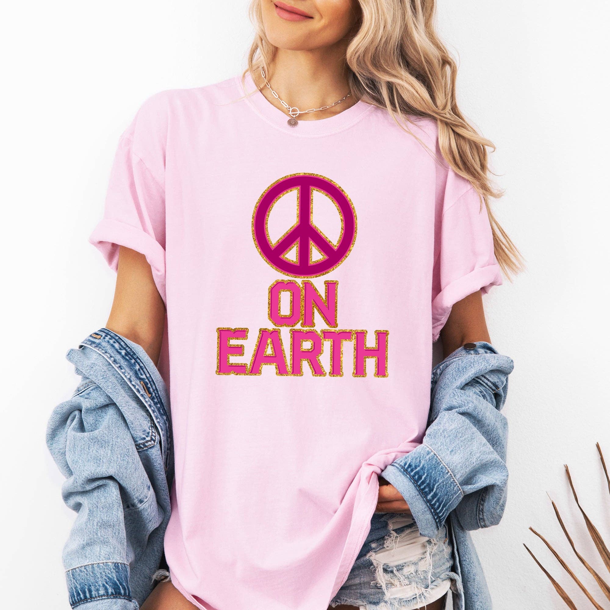 Peace On Earth, Christmas, Positivity Snow Santa Xmas Tshirt Hoodie, Sweatshirt | PodTeesHub.com