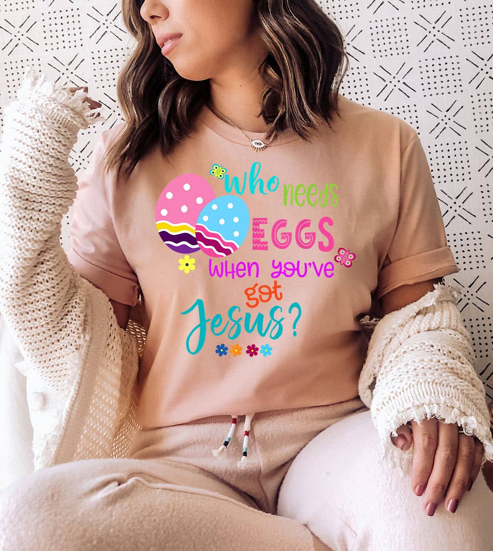 Who Need - Christian Religious Easter Eggs Jesus God T-Shirt Hoodie, Sweatshirt | PodTeesHub.com