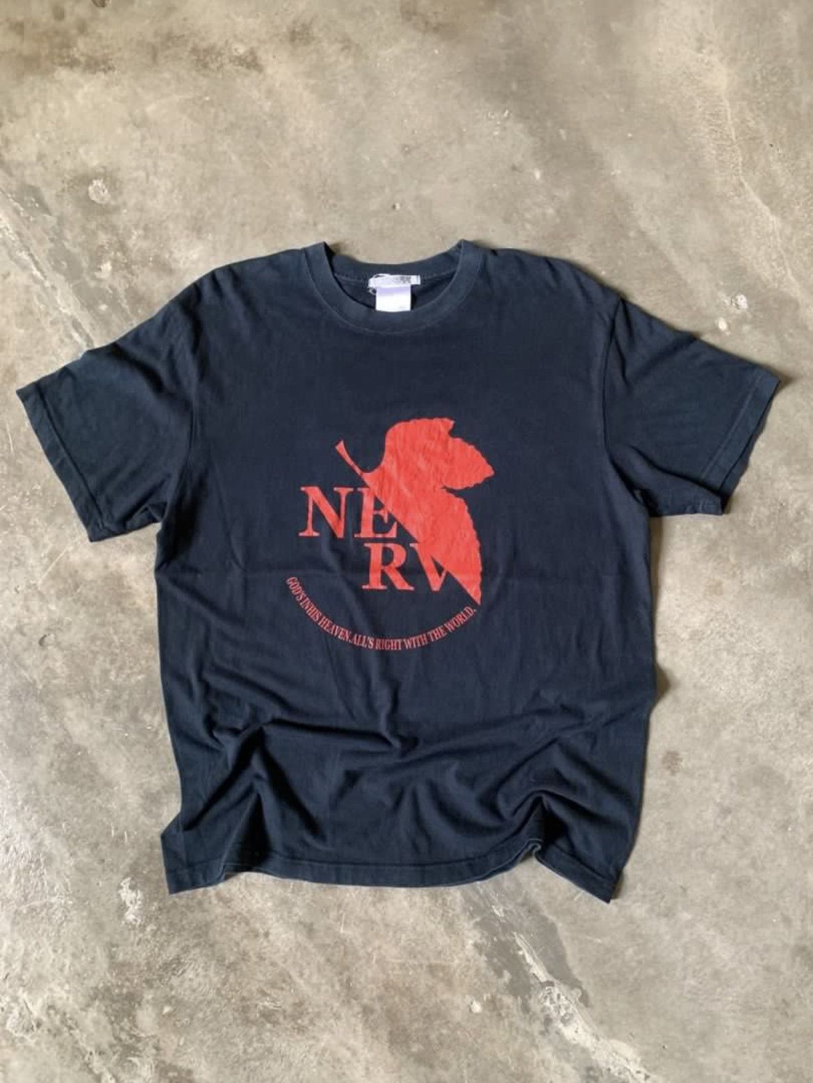 Japanese Brand X Vintage Vintage Rare Nerv Neon Genesis Evangelion Anime T-Shirts, Hoodie, Sweatshirt
