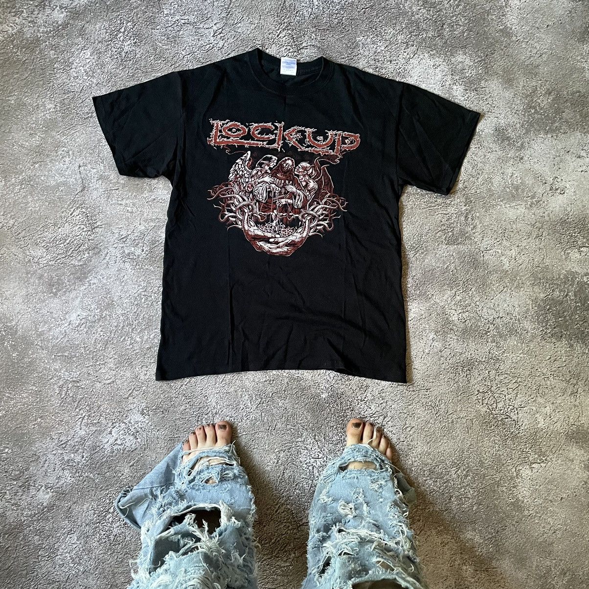 Band Tees Vintage Y2k Lock Up Necropolis Skulls Tour Horror Tee Hoodie, Sweatshirt | PodTeesHub.com