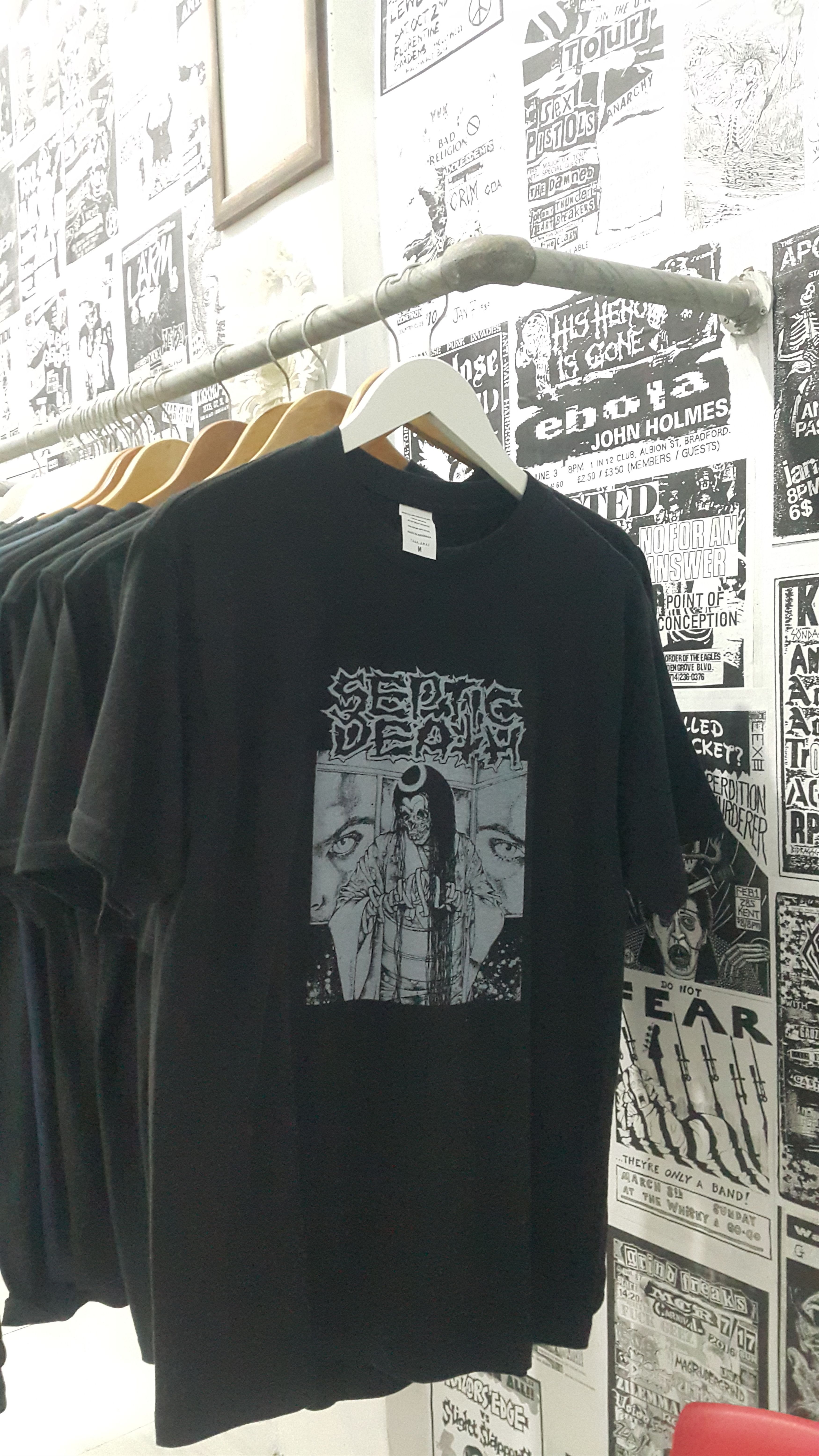 Band Tees Septic Death Hardcore Punk Legend Pushead Hoodie, Sweatshirt | PodTeesHub.com