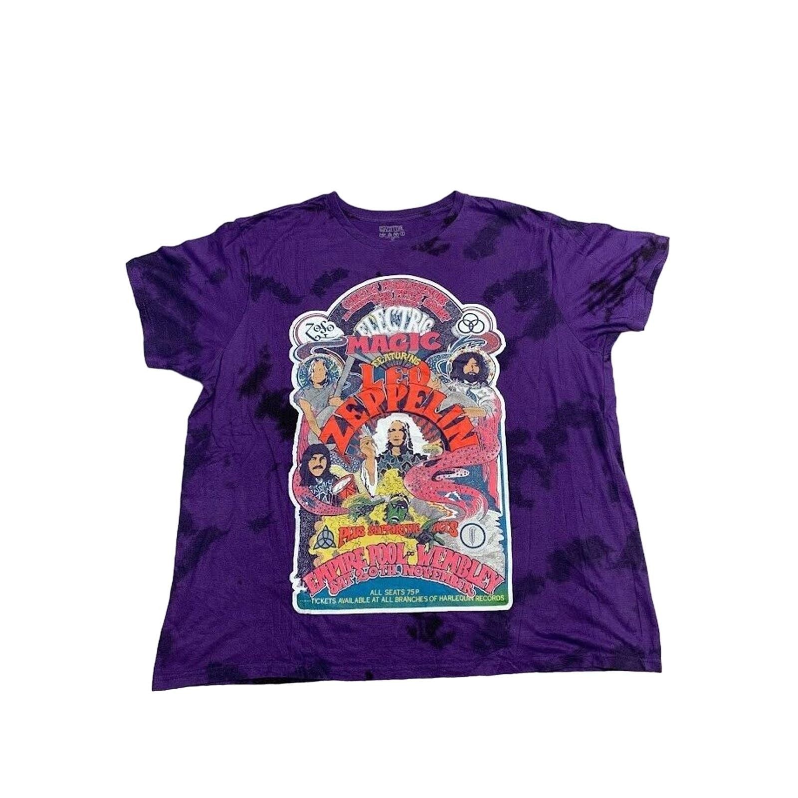 Led Zeppelin Electric Magic Led Zeppelin Graphic Tee Vintage Style Sz 2xl Hoodie, Sweatshirt | PodTeesHub.com