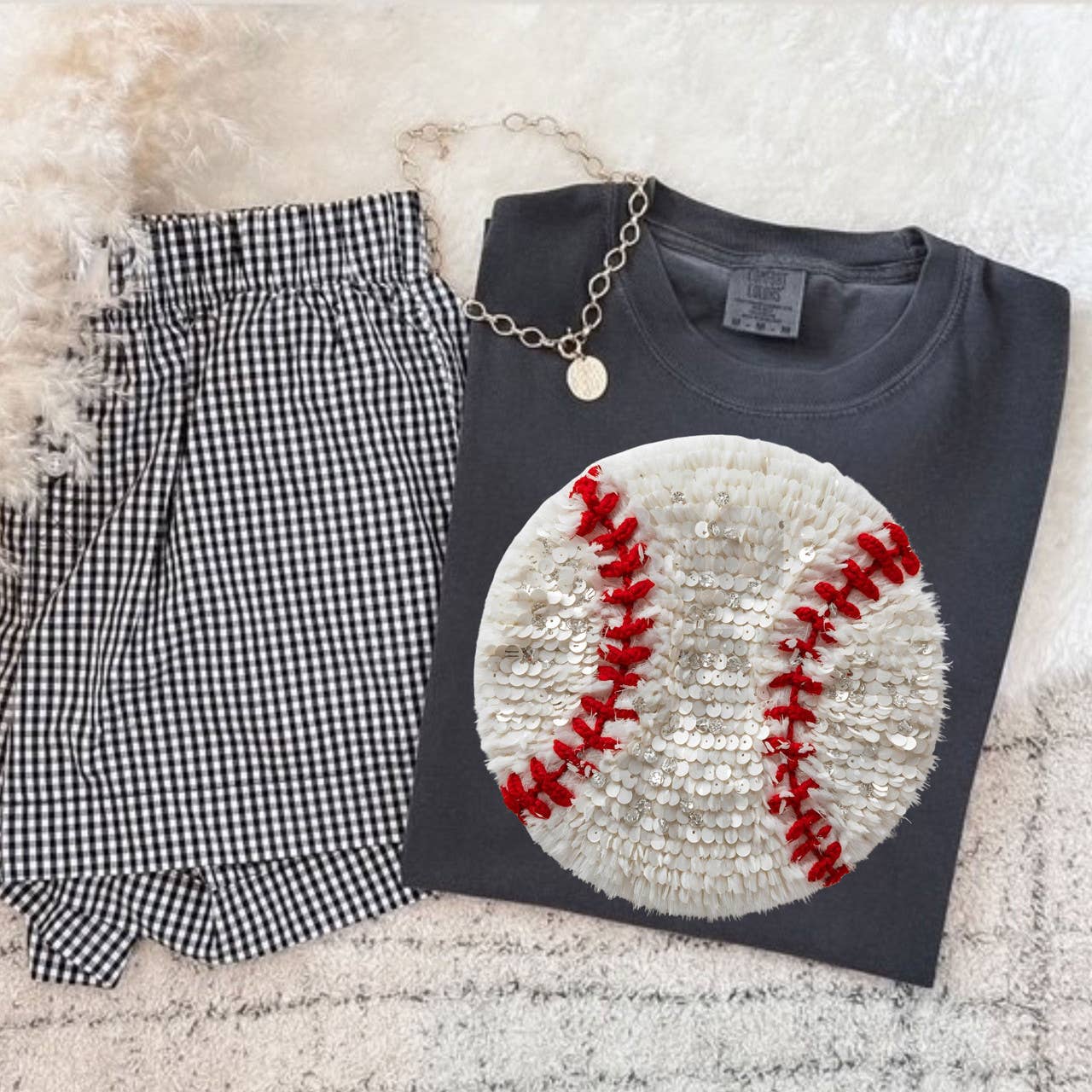 Faux Yarn Baseball Tee Hoodie, Sweatshirt | PodTeesHub.com