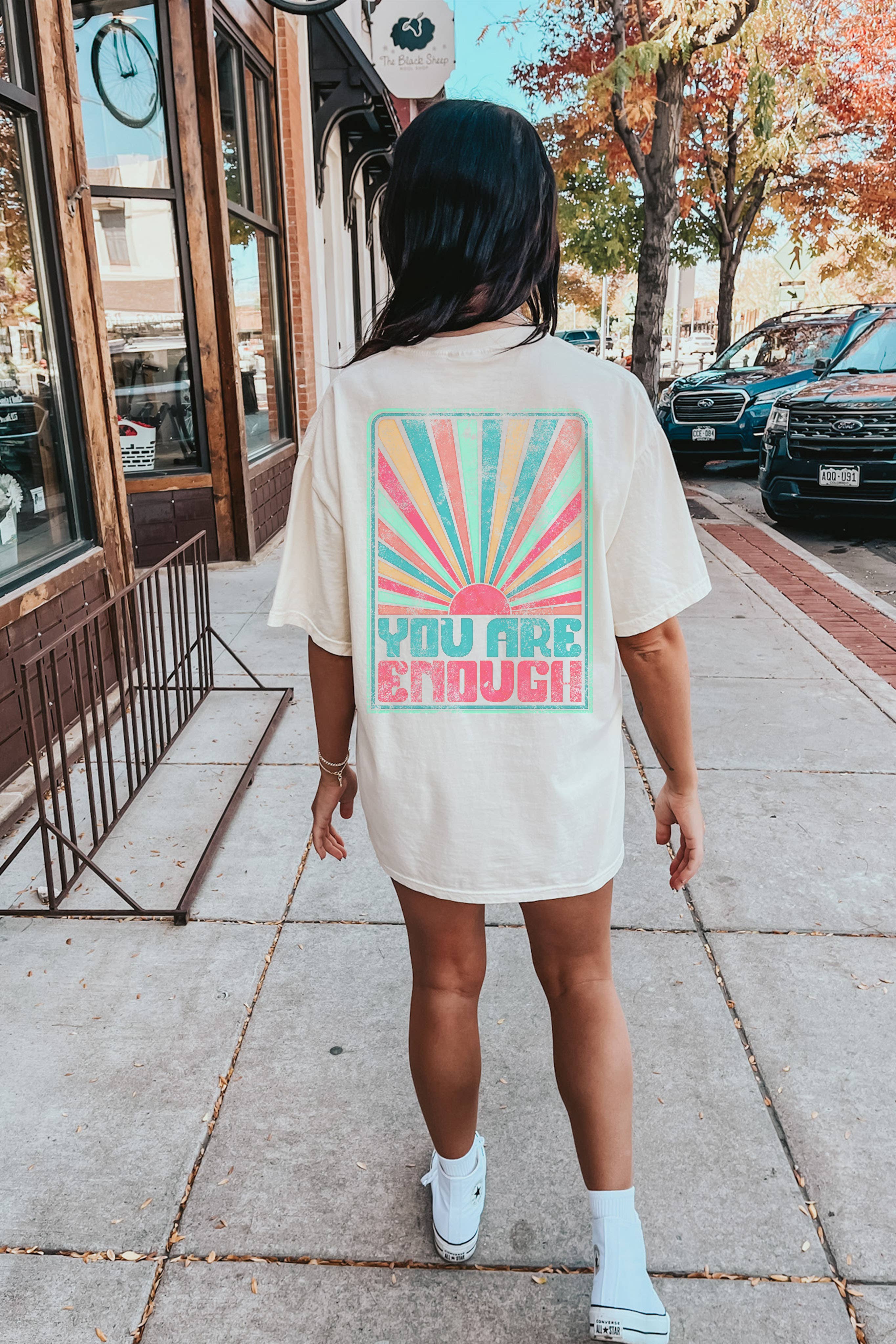 You Are Enough - Women's Graphic T-Shirt Hoodie, Sweatshirt | PodTeesHub.com