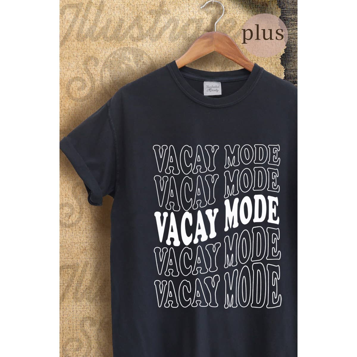 Vacay Mode  Vintage  Graphic Plus Tee Hoodie, Sweatshirt | PodTeesHub.com