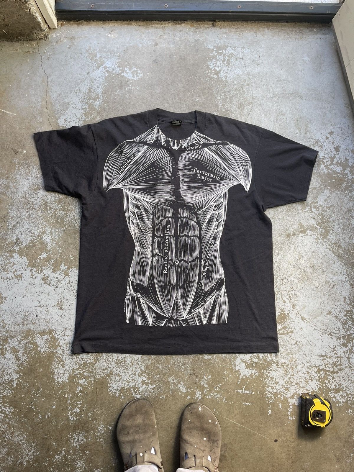 Vintage 80s Muscles Shirt Anatomy Hoodie, Sweatshirt | PodTeesHub.com