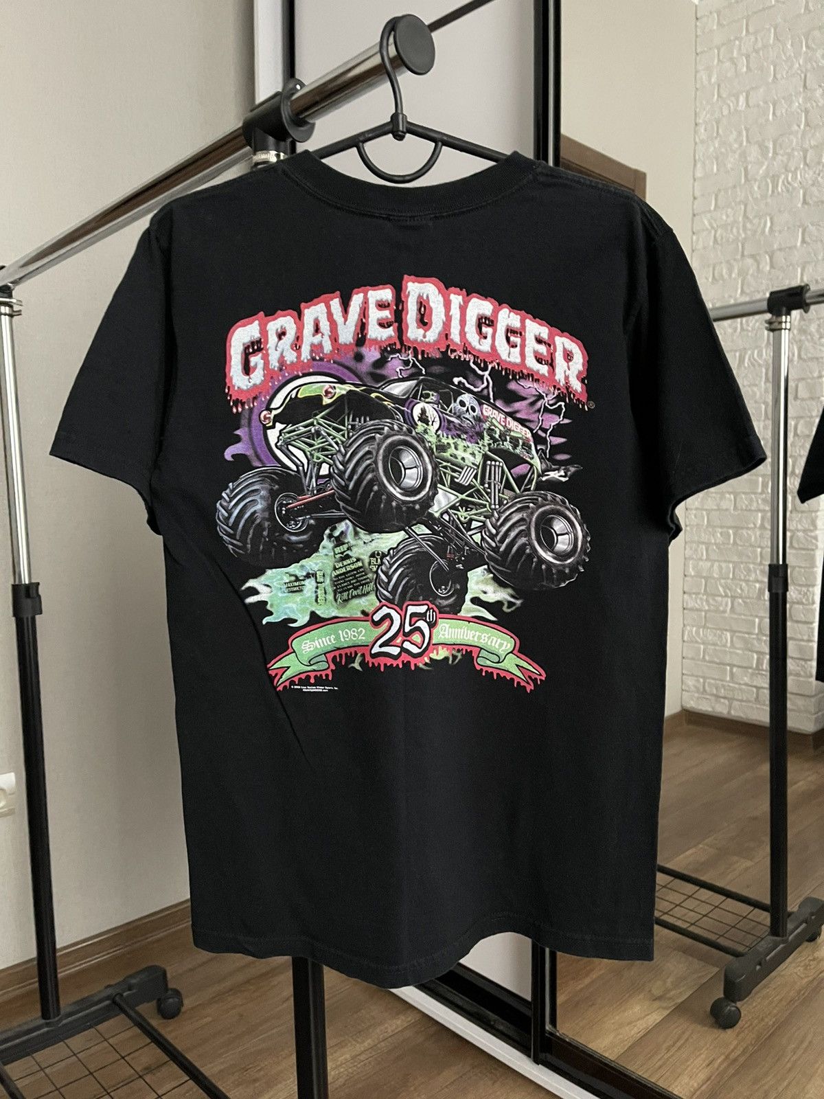 Vintage 2006 Grave Digger Monster Truck Vintage T Shirt Tee Hoodie, Sweatshirt | PodTeesHub.com