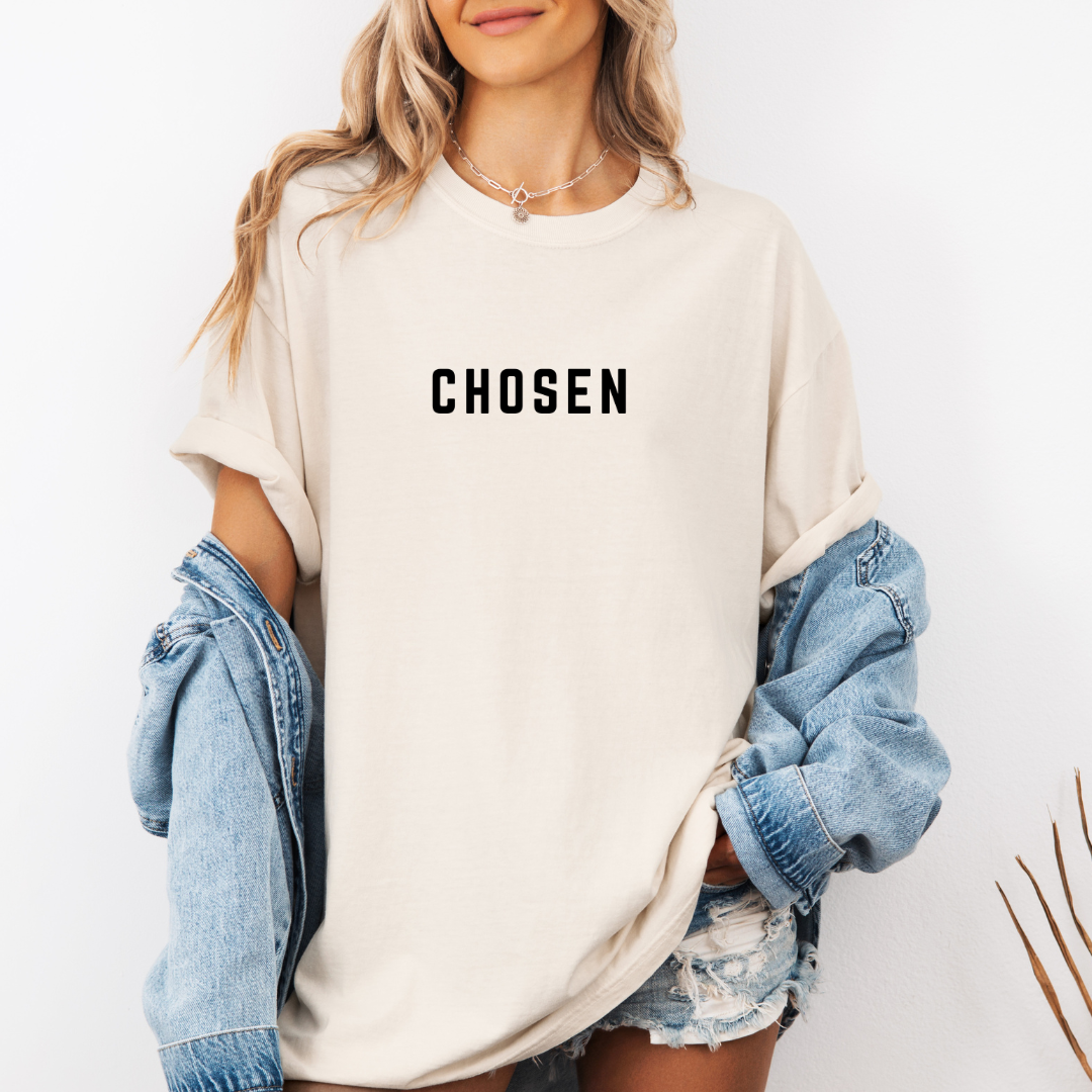 Chosen Christian Graphic Tee - Faith Tee - Spring Tee Hoodie, Sweatshirt | PodTeesHub.com