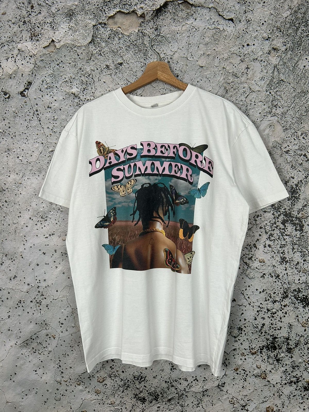 Rap Tees Days Before Summer Travis Scott Rap Tee Hype Streetwear Rare Hoodie, Sweatshirt | PodTeesHub.com