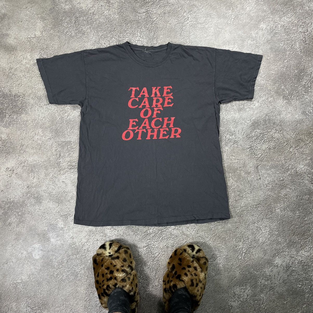 Vintage Humor Tee Take Care Of Each Other Slogan Funny Hoodie, Sweatshirt | PodTeesHub.com