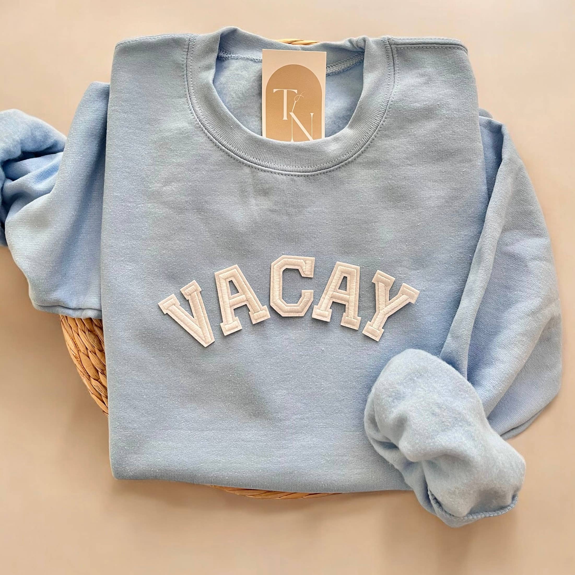 Vacay Sweatshirt, Vacay Vibes Sweater T-Shirts, Hoodie | PodTeesHub.com
