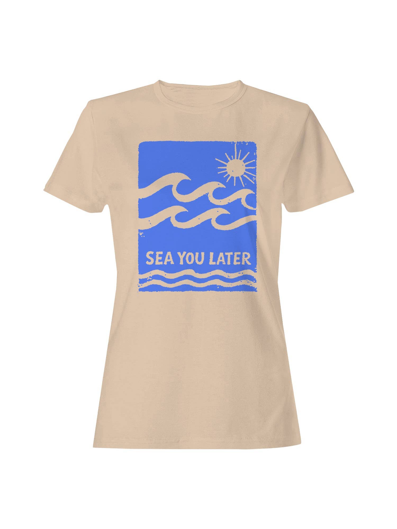 Sea You Later Sun and Waves Women's T-Shirt Hoodie, Sweatshirt | PodTeesHub.com
