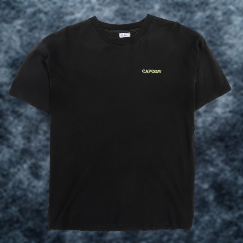 Vintage Genma Onimusha Capcom T Shirt Xl Men Black 80s 90s Video Game Promo Shirt Hoodie, Sweatshirt | PodTeesHub.com