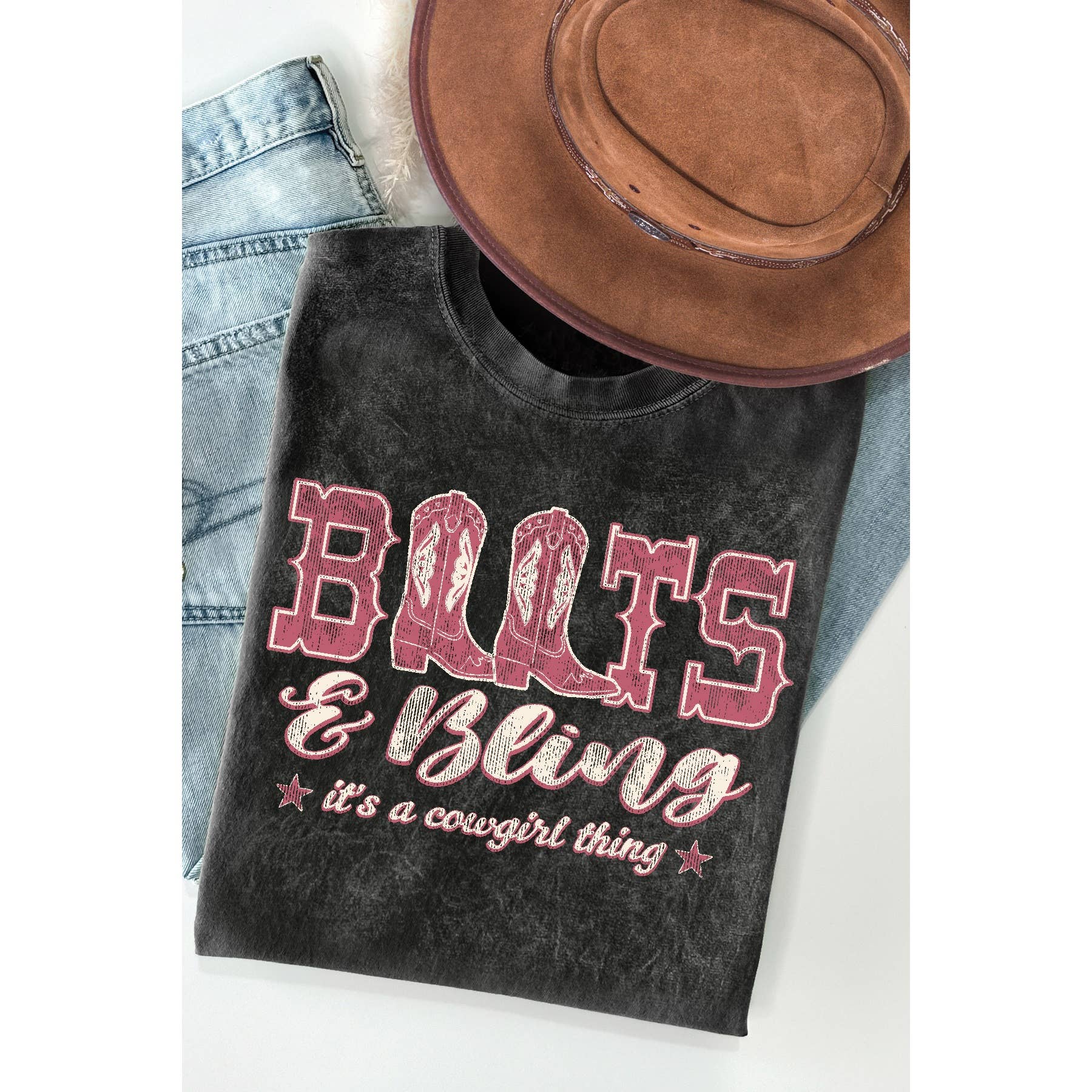 Cowgirl Thing - Mineral Wash T Shirt Hoodie, Sweatshirt | PodTeesHub.com