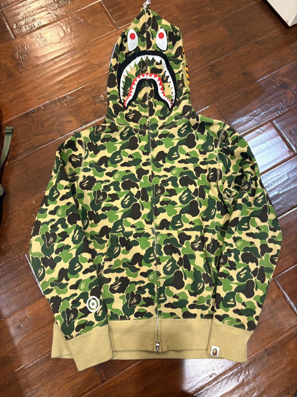 Bape Abc Camo Shark Full Hoodie T-Shirts, Sweatshirt | PodTeesHub.com