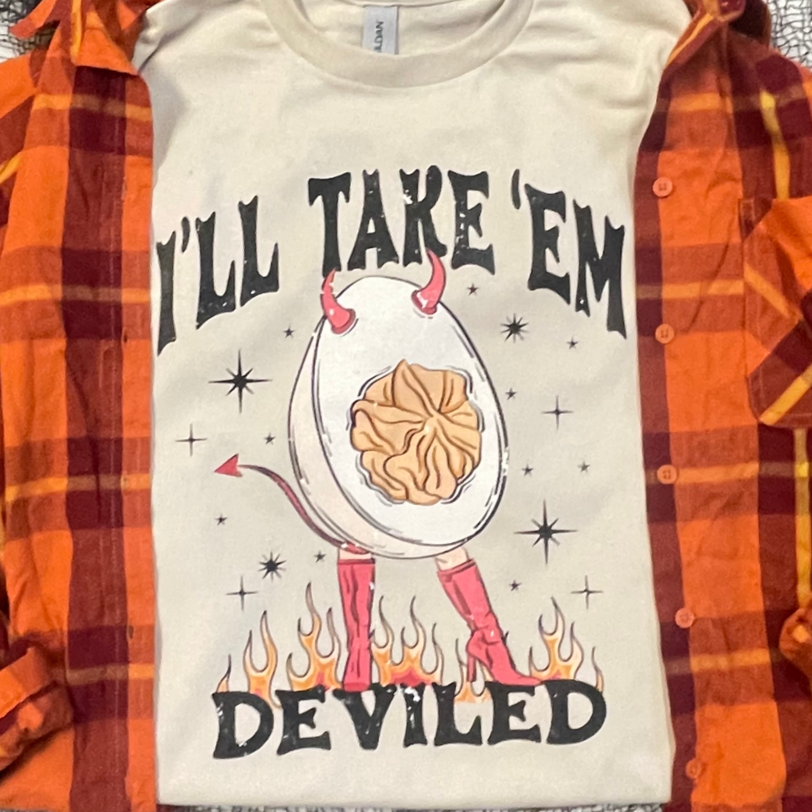 I’Ll Take Them Deviled Thanksgiving Graphic Tee - Fall Tee Hoodie, Sweatshirt | PodTeesHub.com