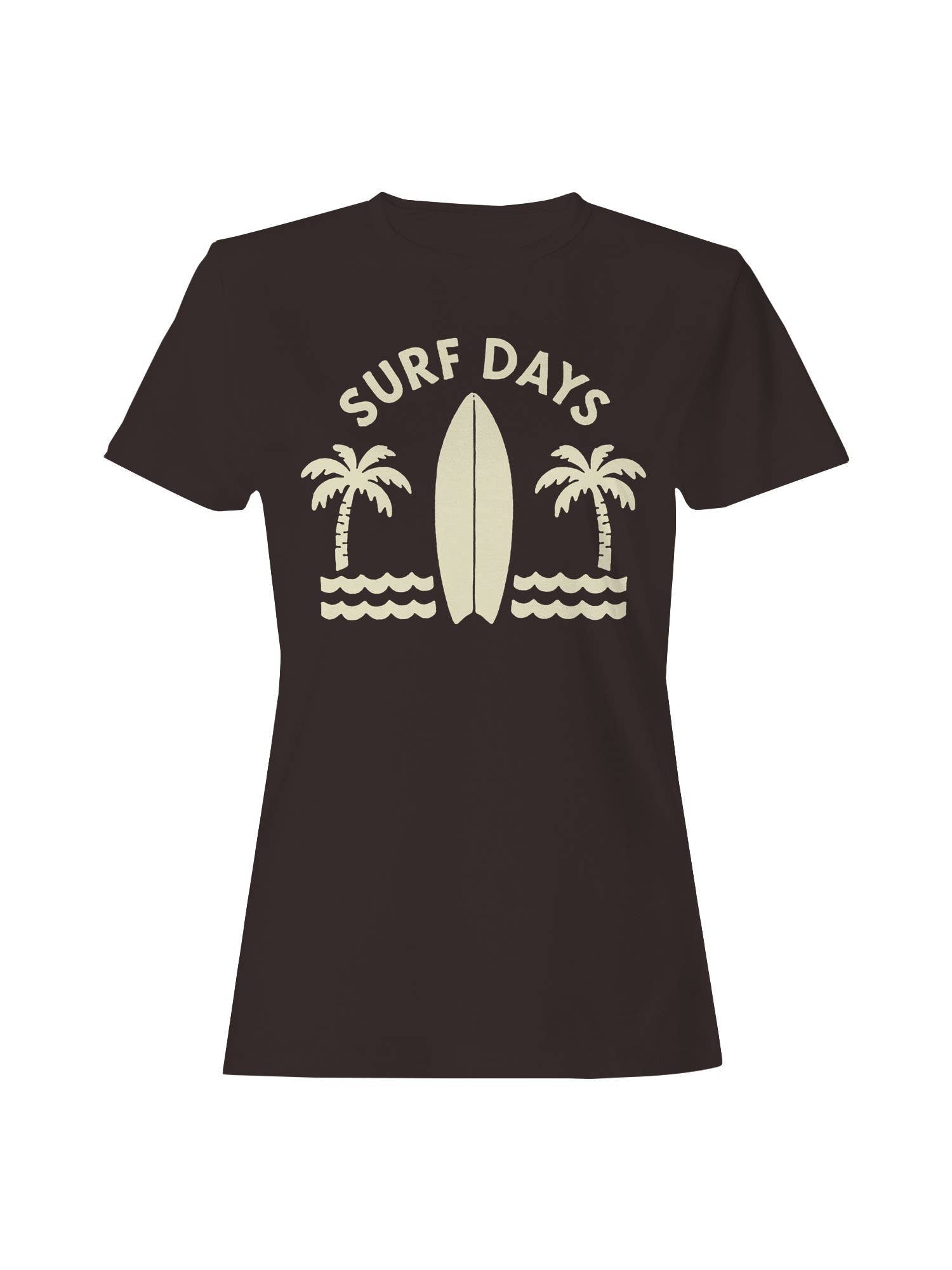 Surf Days Retro Beach Vibes Women's T-Shirt Hoodie, Sweatshirt | PodTeesHub.com