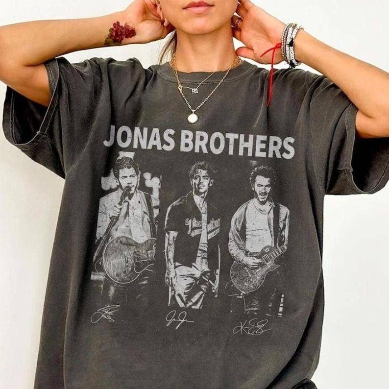 Jonas Brothers 20th Anniversary Tour T-Shirt Fan Concert Tee Hoodie, Sweatshirt | PodTeesHub.com