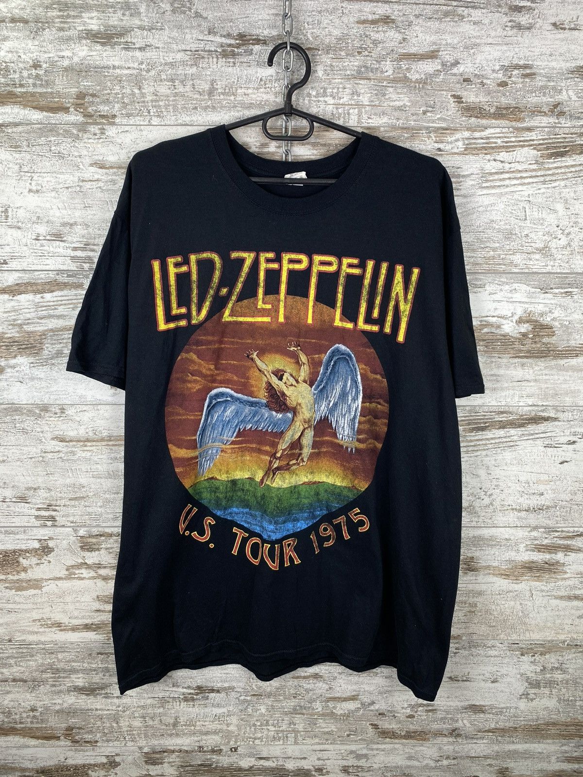 Led Zeppelin Mens Vintage Led Zeppelin T Shirt Rock Band Tee Hoodie, Sweatshirt | PodTeesHub.com