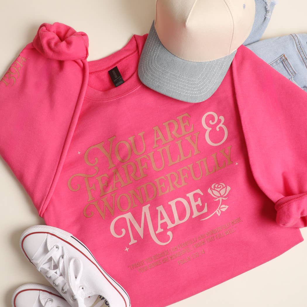You Are Fearfully and Wonderfully Made Sweatshirt T-Shirts, Hoodie | PodTeesHub.com