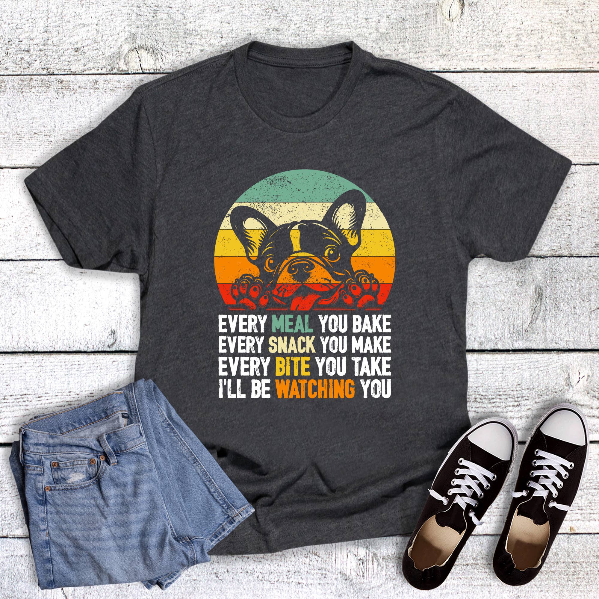 Pets Dog I'll Be Watching You Graphic Tee Hoodie, Sweatshirt | PodTeesHub.com