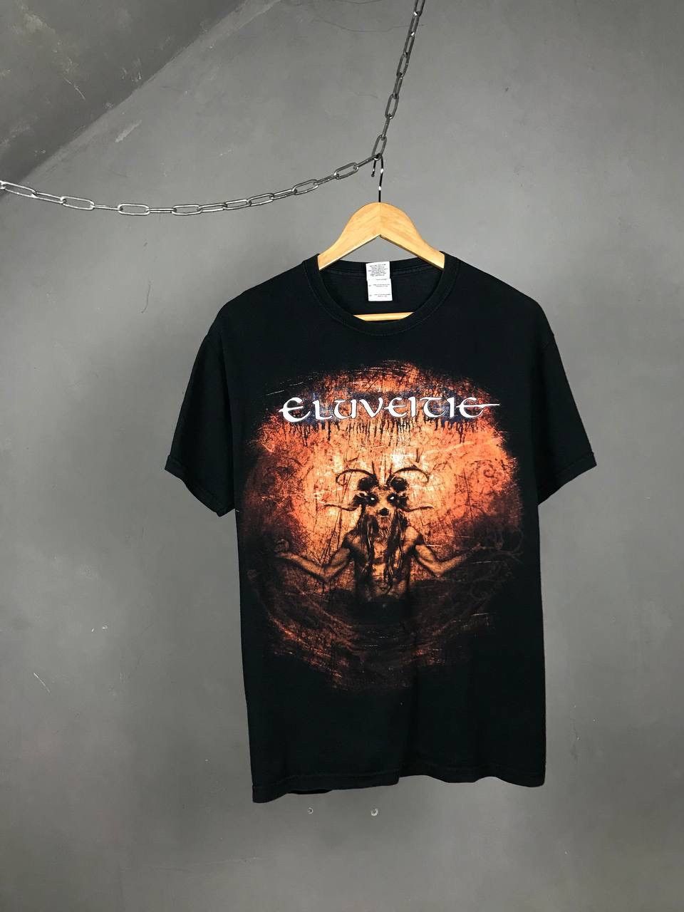 Eluveitie Vintage Rock Band Overprinted Metal Tee Hoodie, Sweatshirt | PodTeesHub.com