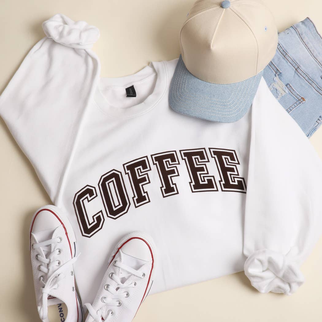 Coffee Midweight Classic Fit Crewneck Sweatshirt T-Shirts, Hoodie | PodTeesHub.com