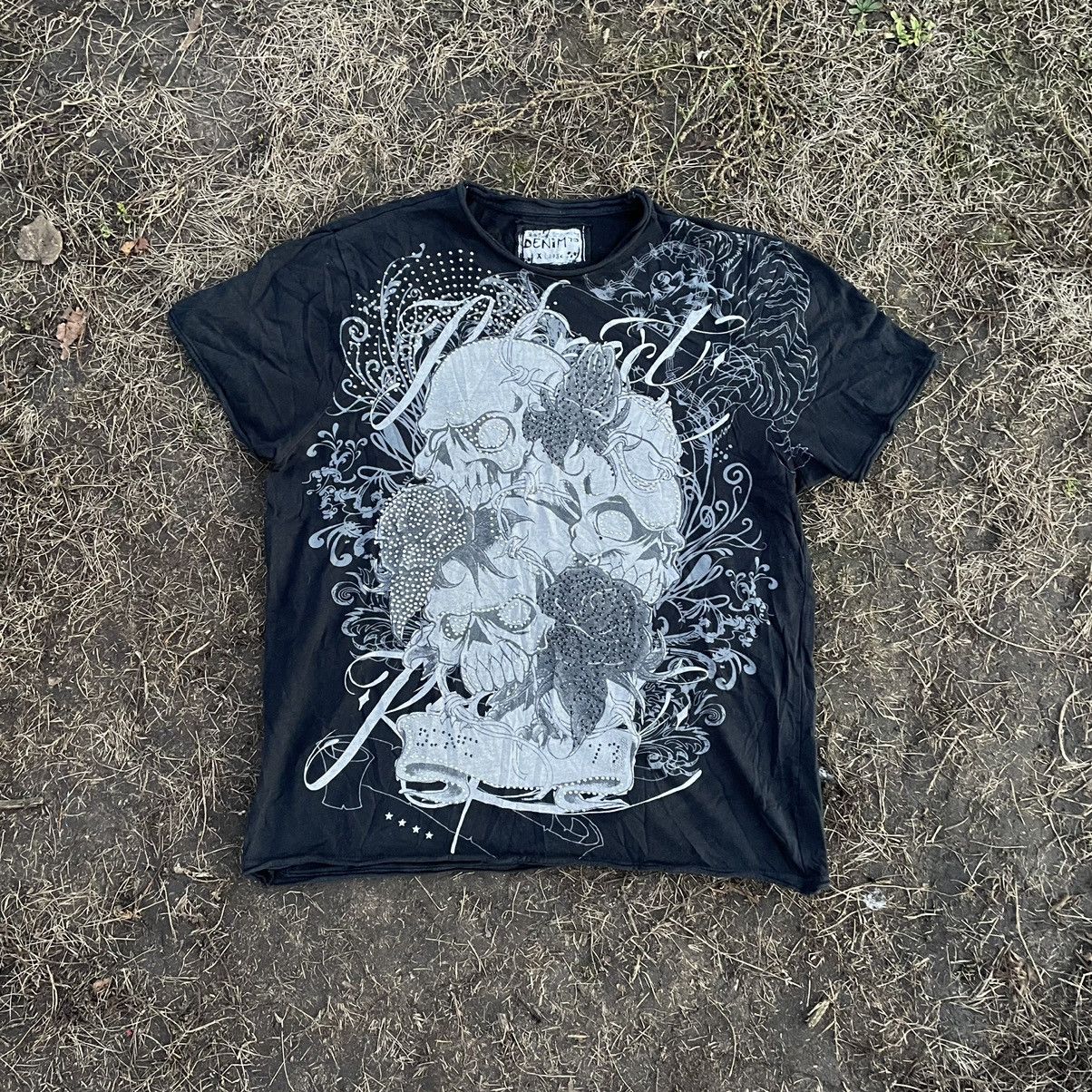 Vintage Y2k 666 Skulls Dead Face Horror Rock Streetwear T-Shirts, Hoodie, Sweatshirt