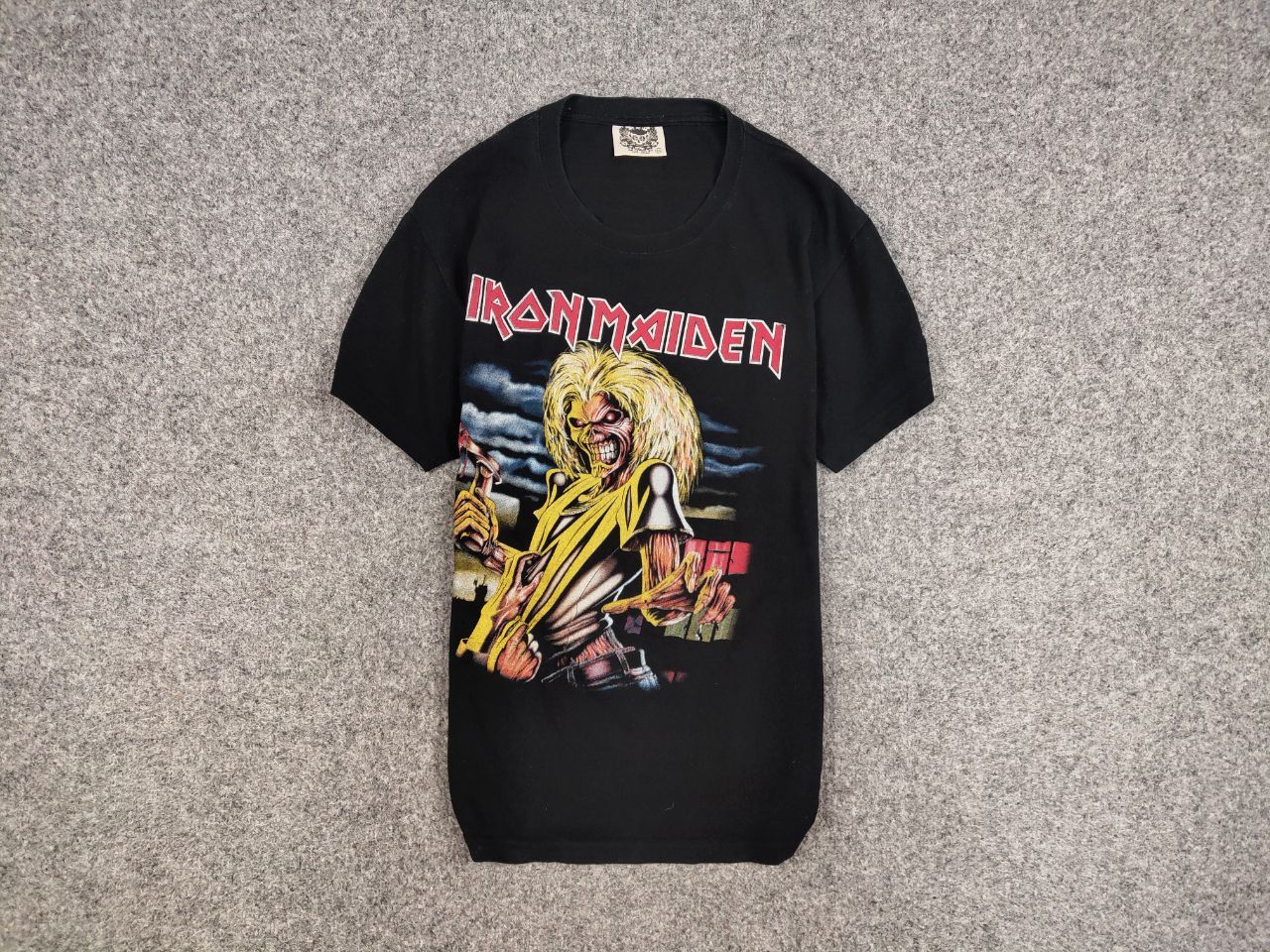 Maiden Iron Maiden Vintage Killers Black Logo Band T-Shirts, Hoodie, Sweatshirt