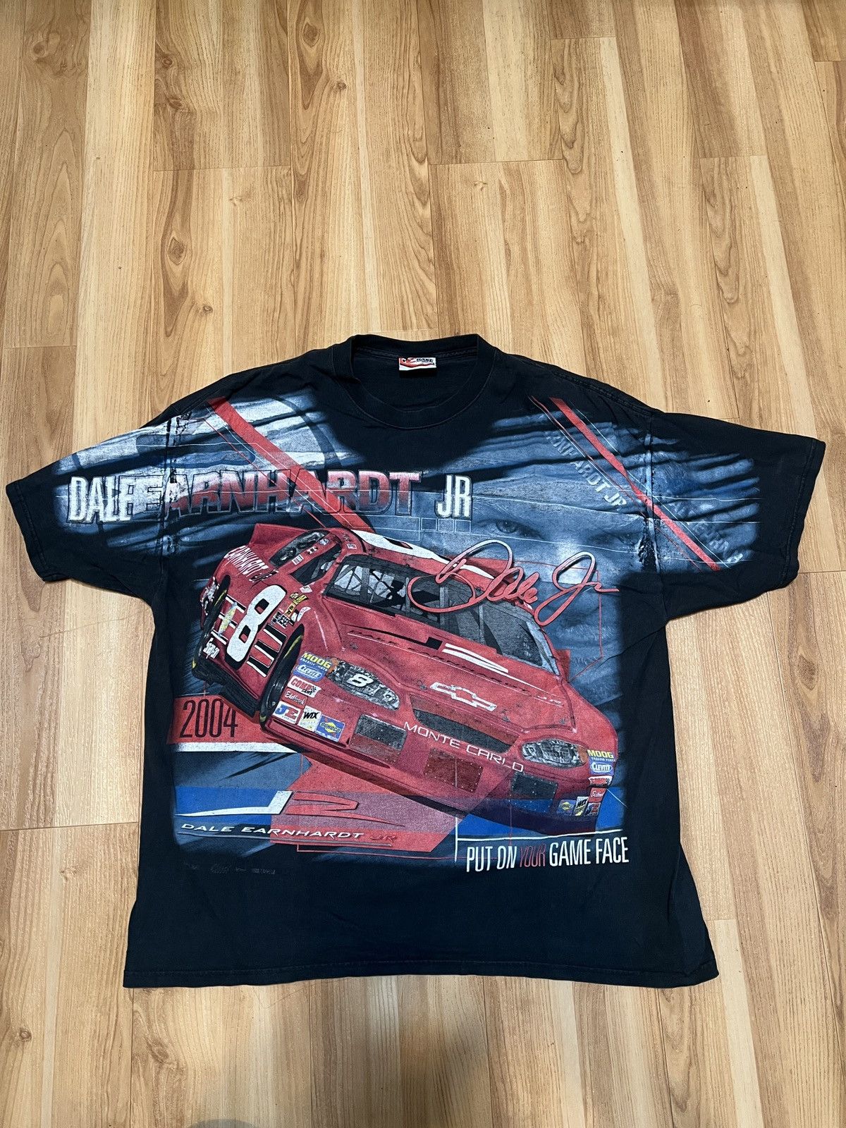Vintage Dale Earnhardt Jr All Over Print Tee Hoodie, Sweatshirt | PodTeesHub.com