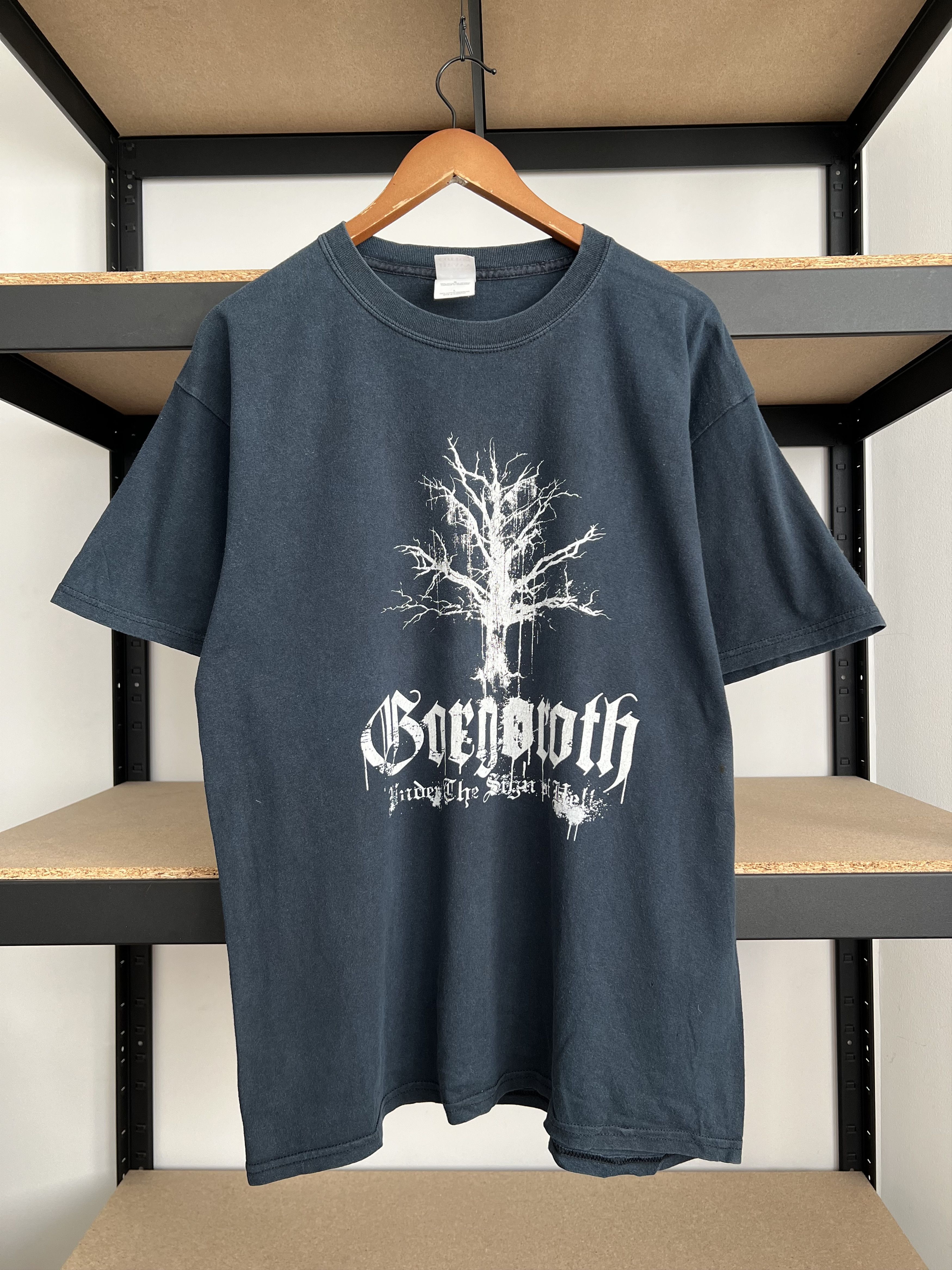 Band Tees Vintage 2000s Gorgoroth Black Metal Band 666 Black T Shirt Hoodie, Sweatshirt | PodTeesHub.com