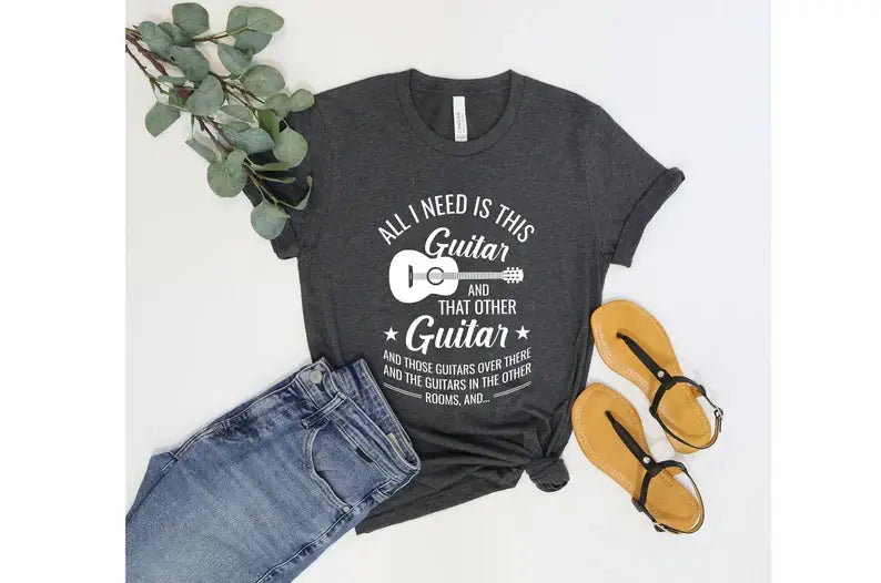 All I Need This Guitar T-Shirt Hoodie, Sweatshirt | PodTeesHub.com