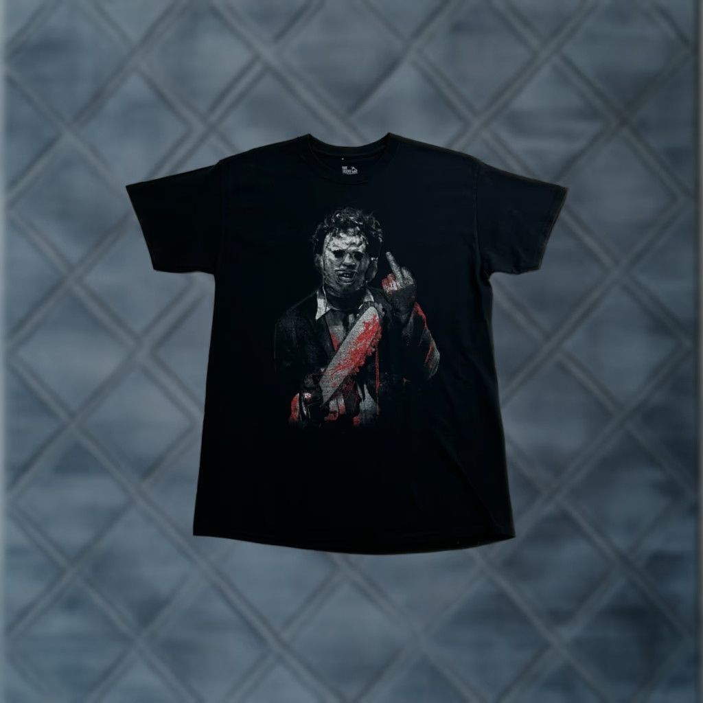 Vintage The Texas Chainsaw Massacre T Shirt Men M Black Horror Graphic Cotton Hoodie, Sweatshirt | PodTeesHub.com