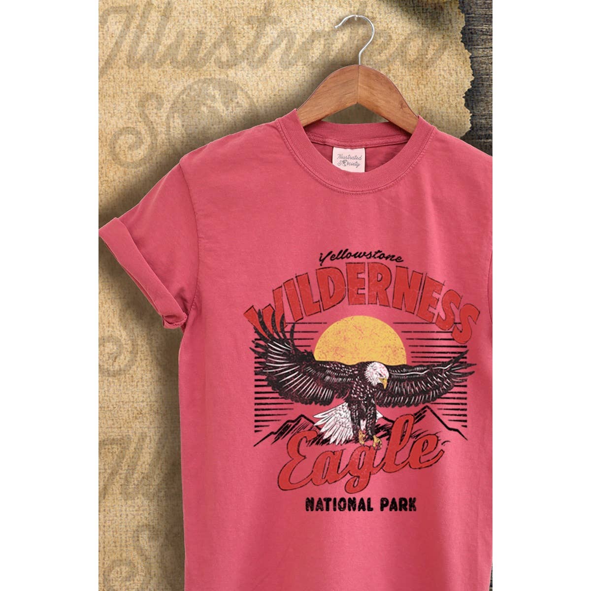 Wilderness Eagle  Vintage Graphic  Tee Hoodie, Sweatshirt | PodTeesHub.com