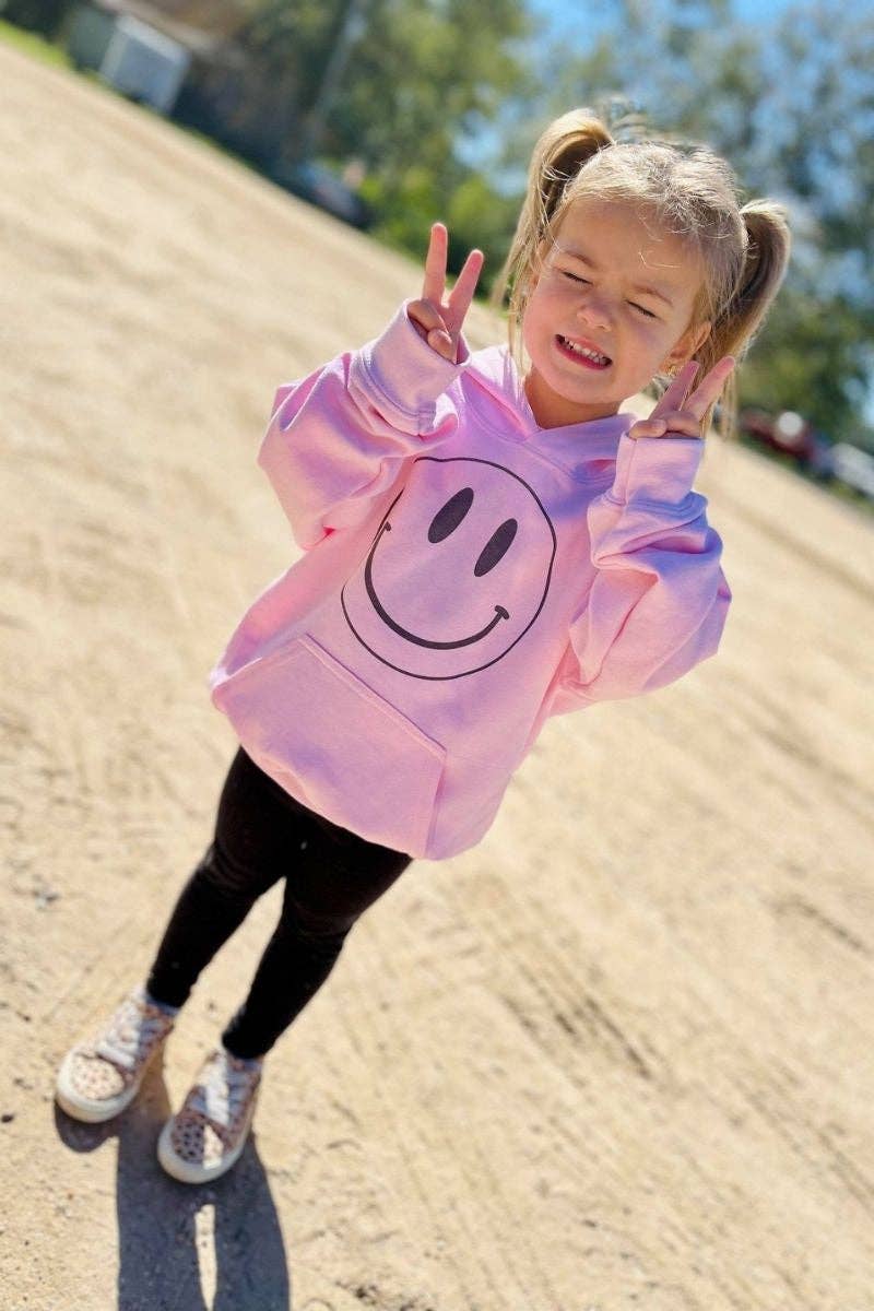 Smiley Face Kids Sweatshirt T-Shirts, Hoodie | PodTeesHub.com