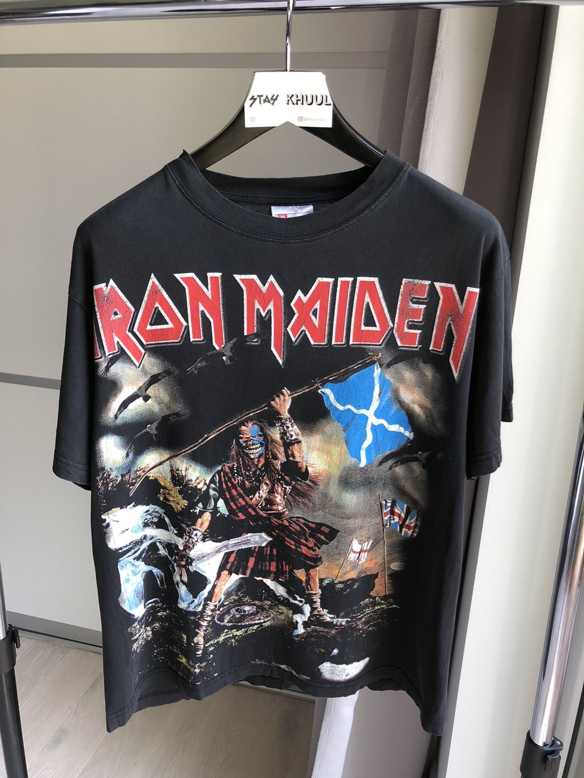Iron Maiden X Vintage Vintage 90s Iron Maiden Viking Band Shirt T-Shirts, Hoodie, Sweatshirt