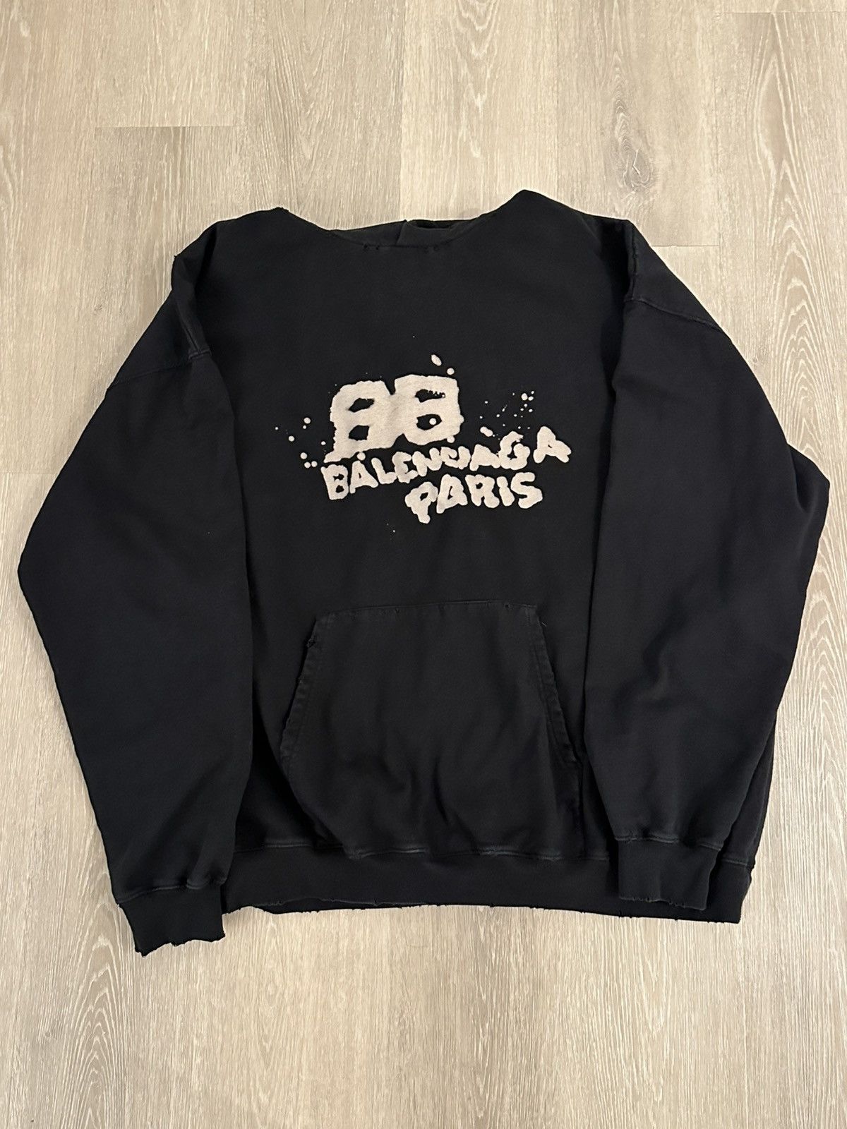 Balenciaga Dirty Bb Logo Distressed Cotton T-Shirts, Hoodie, Sweatshirt