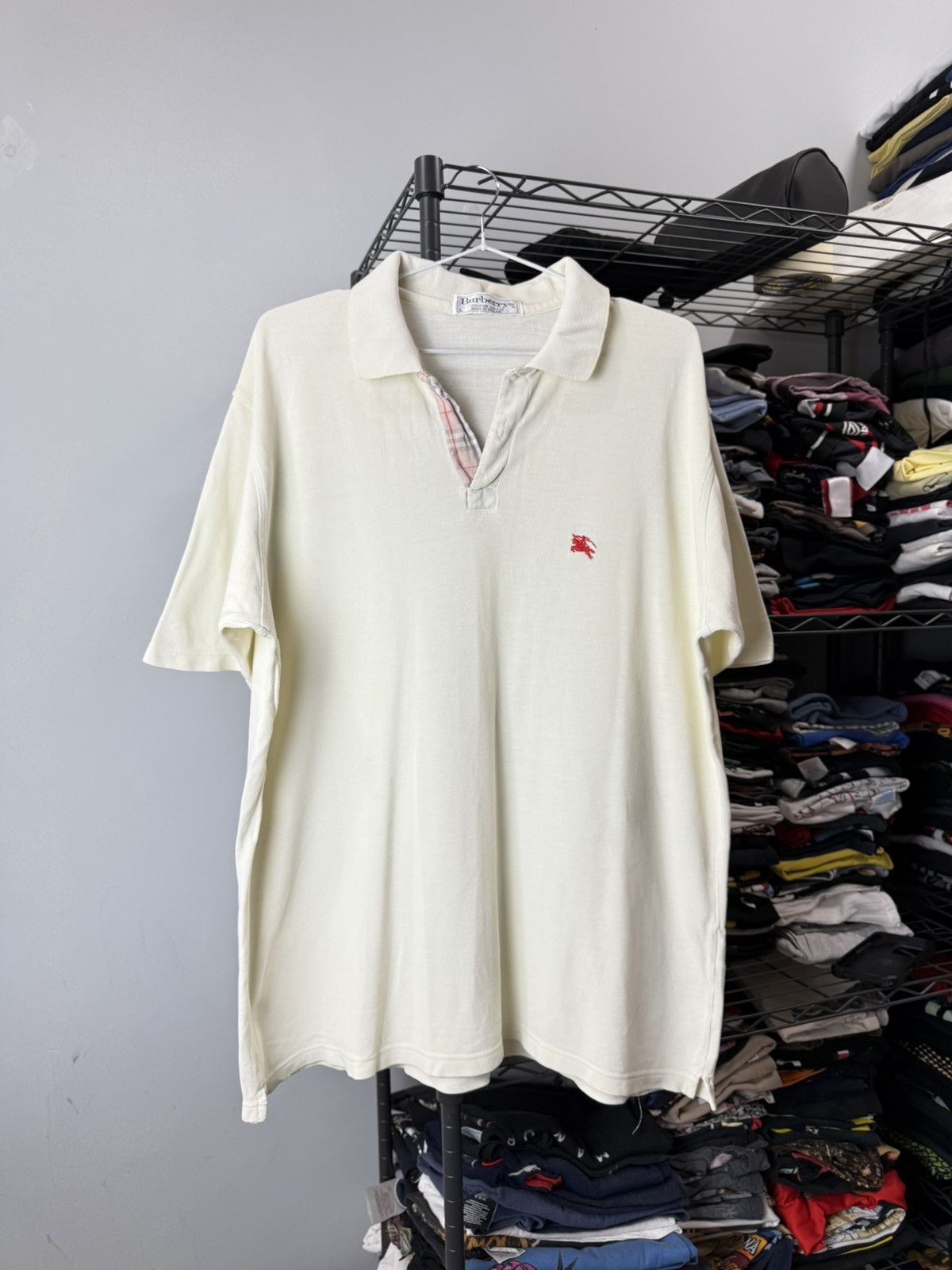 Burberry 90 S Vintage Burberry London Polo Shirt T Y2k Hoodie, Sweatshirt | PodTeesHub.com