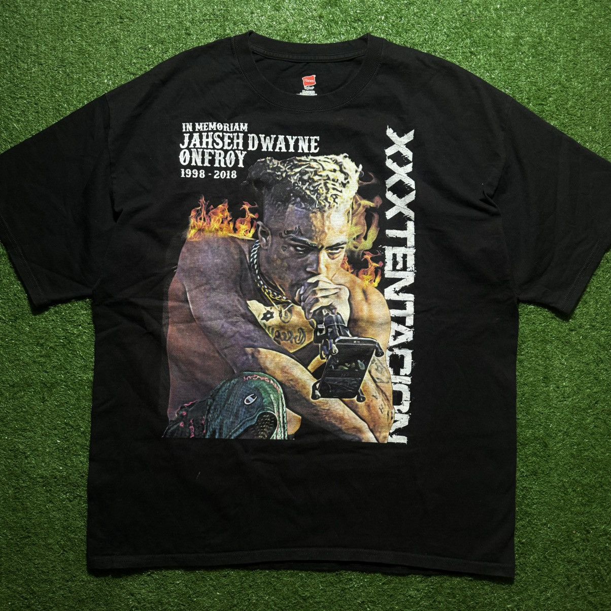 Rap Tees Xxxtentacion Jahsey Onfroy 1998 2018 By Hanes Hoodie, Sweatshirt | PodTeesHub.com
