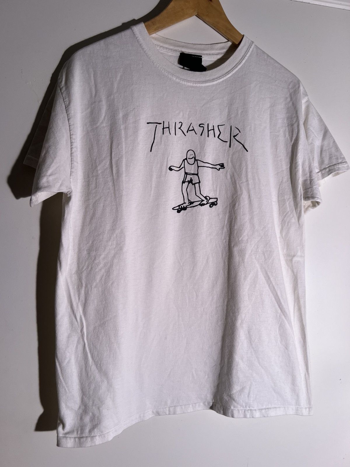 Thrasher Skater Cartoon Skating Streetwear Retro Tee Shirt Hoodie, Sweatshirt | PodTeesHub.com