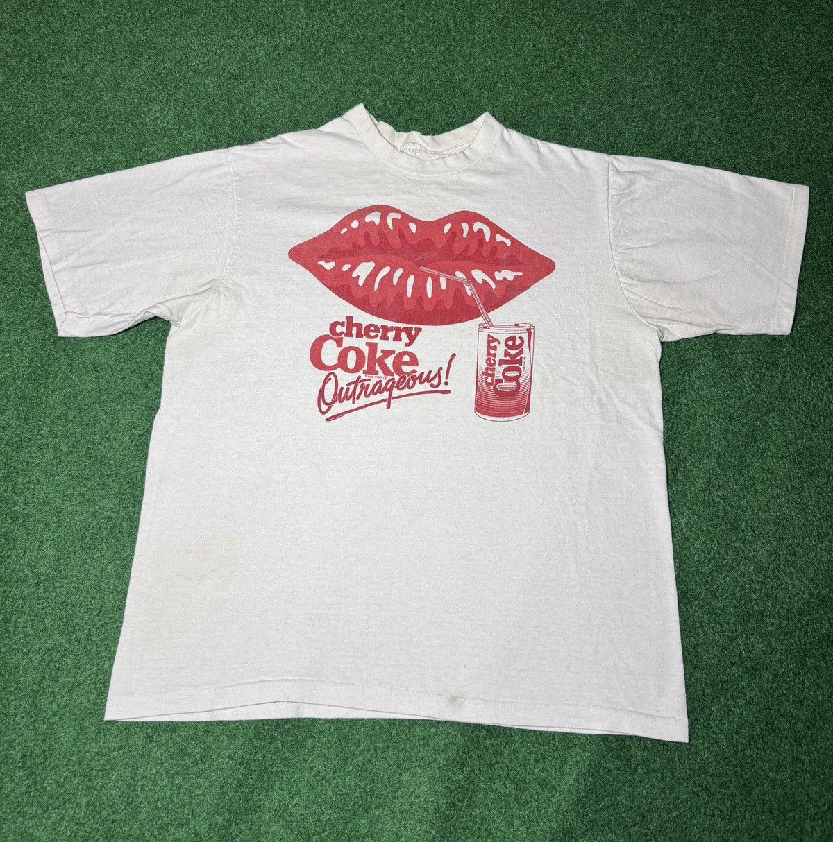 Vintage Vtg 80s Cherry Coke Rare Big Lips Graphic Hip Hop T Shirt Hoodie, Sweatshirt | PodTeesHub.com