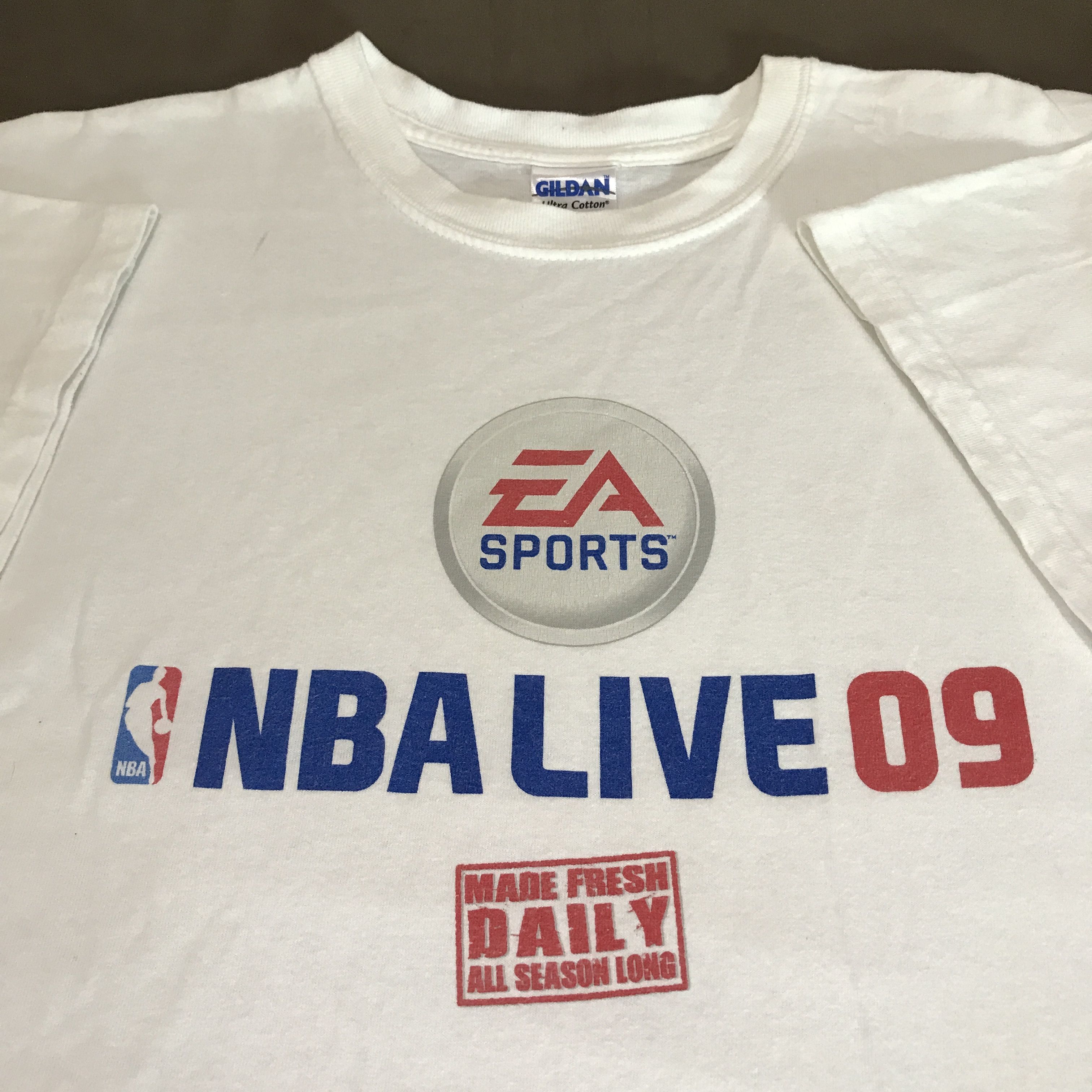 Playstation X Vintage Game Ea Sports Nba Live 09 Promo Tee Shirt Hoodie, Sweatshirt | PodTeesHub.com