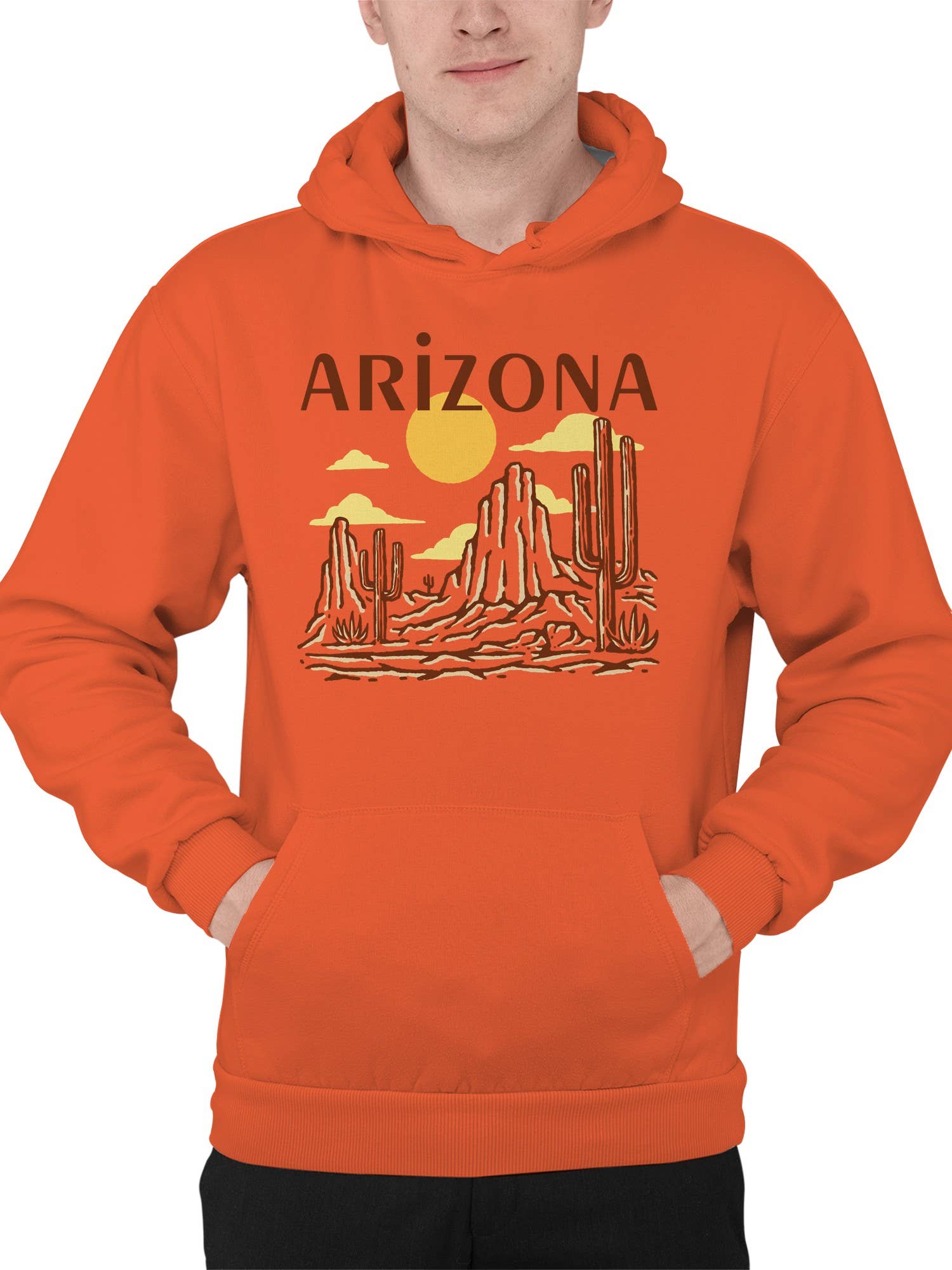 Arizona Desert Men's Hoodie T-Shirts, Sweatshirt | PodTeesHub.com